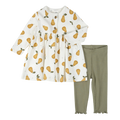 Ensemble robe 2 pièces à imprimé poire FIRSTS