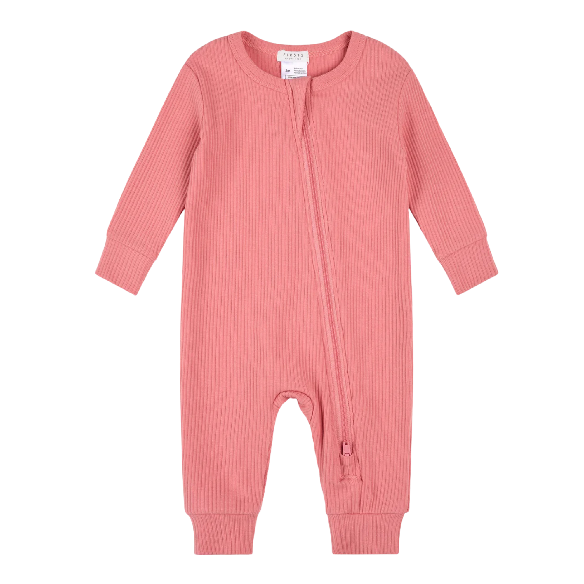 FIRSTS Pink Modal Rib Sleeper