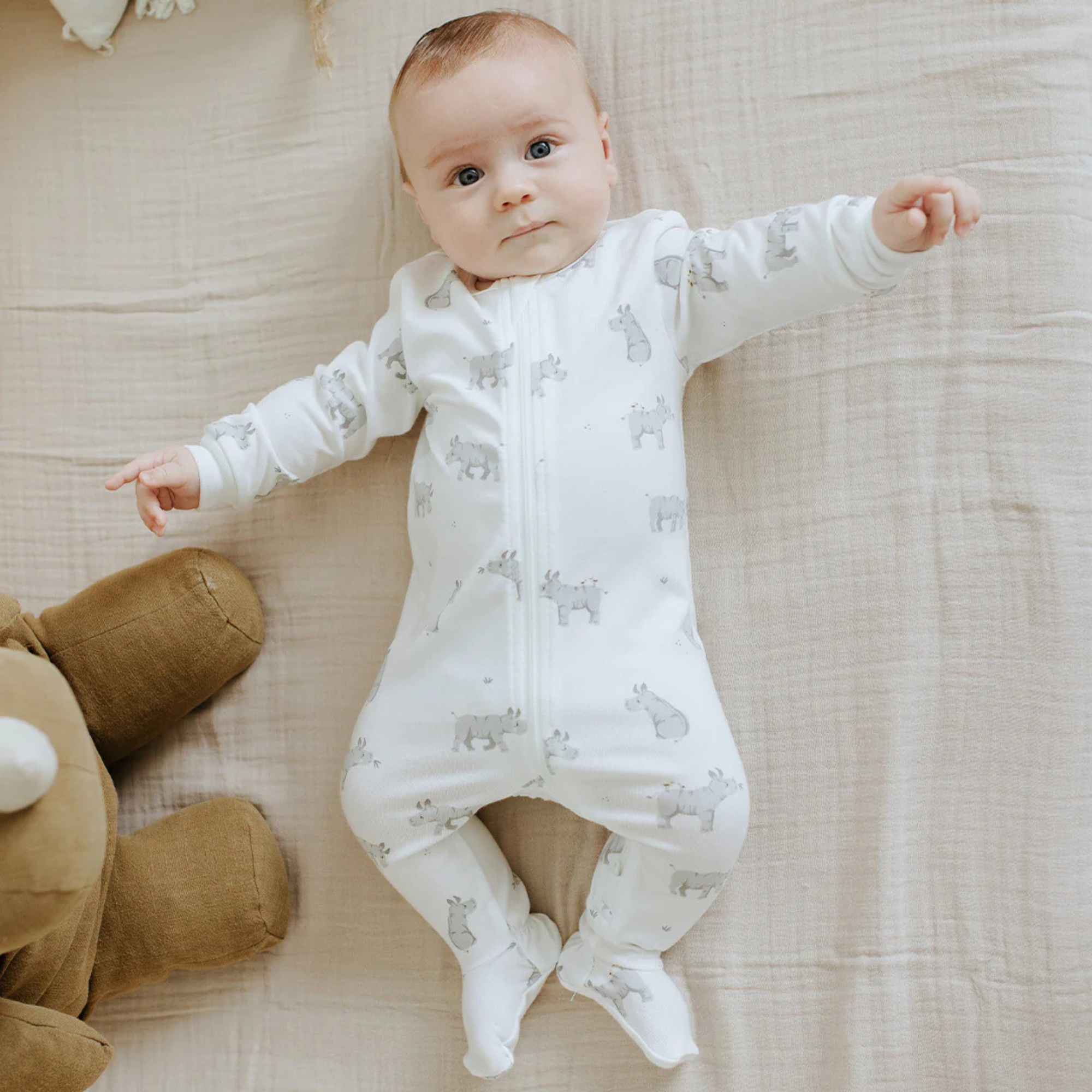 FIRSTS Rhino Print Sleeper