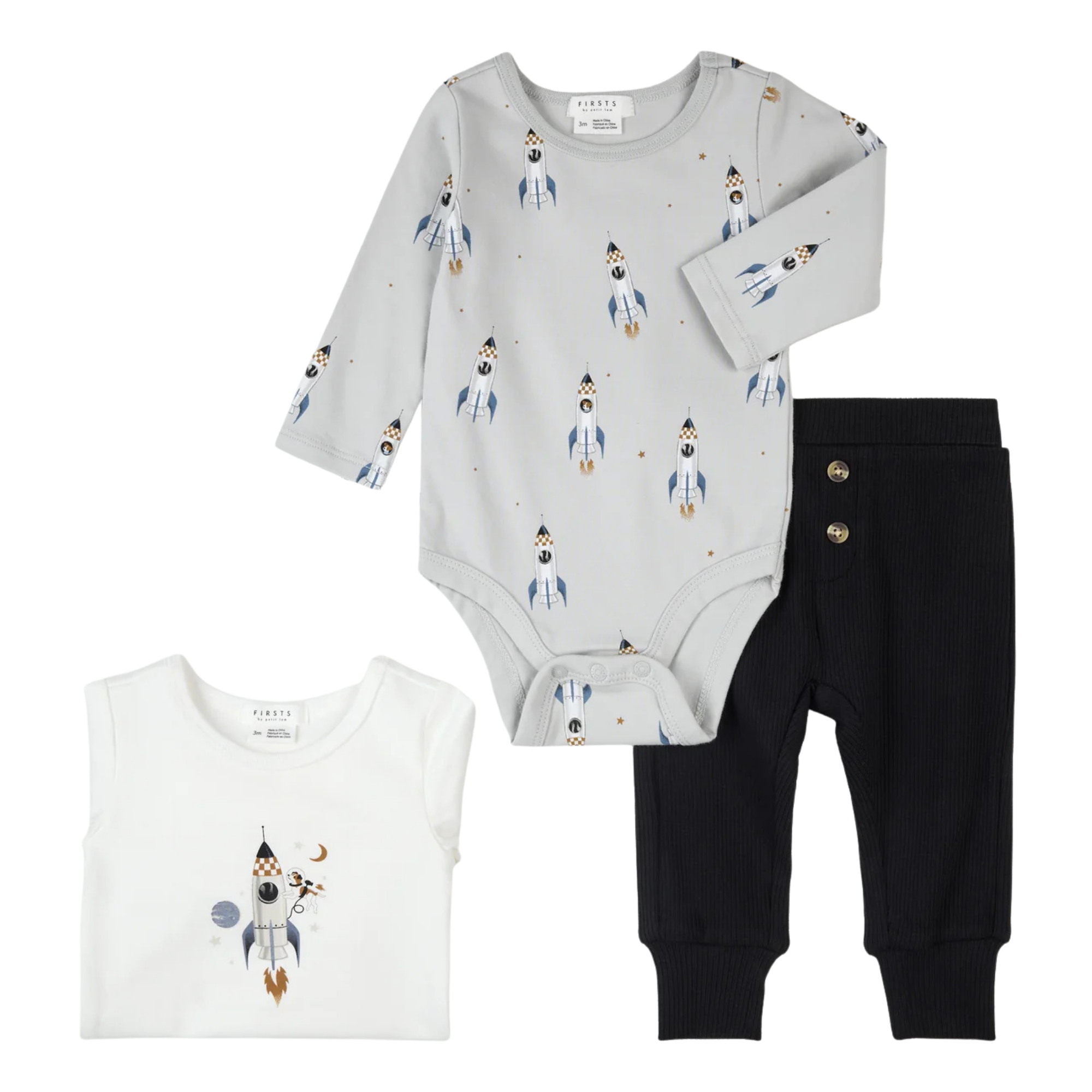 FIRSTS Rocket 3-Piece Set