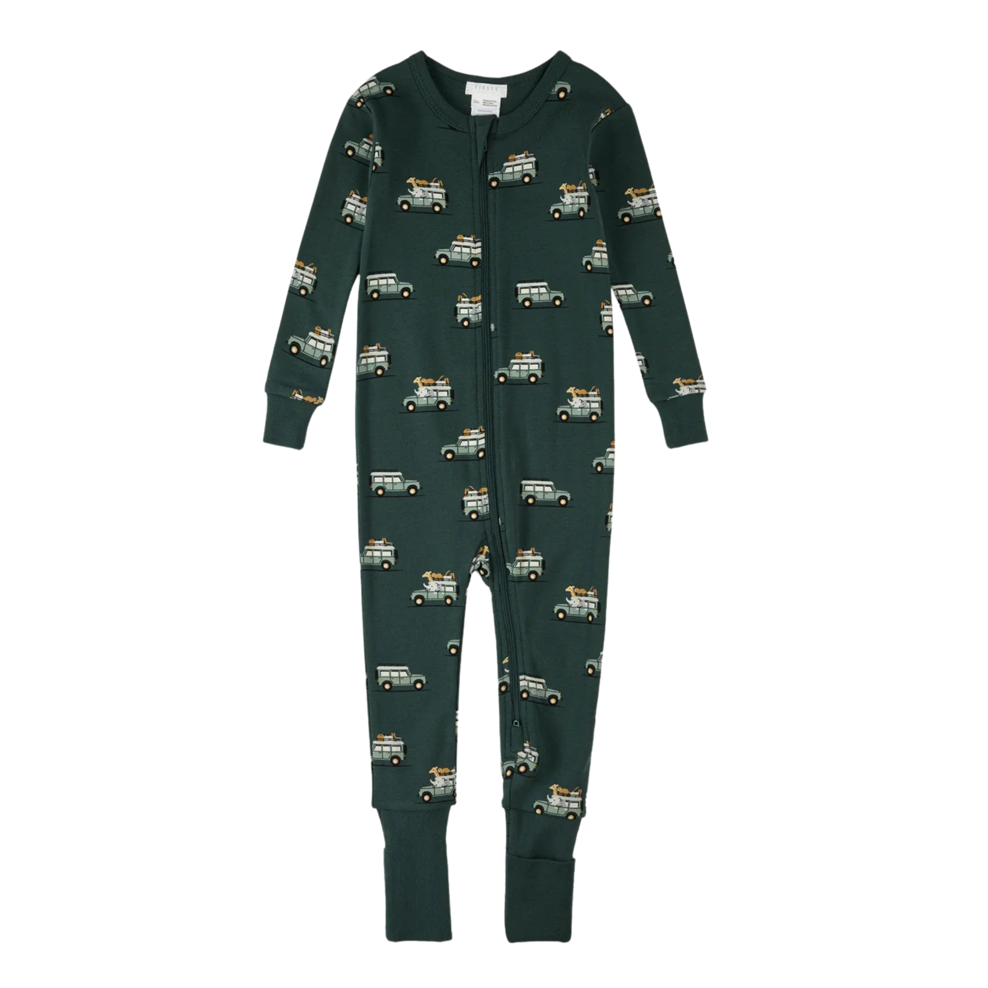 FIRSTS Safari SUV Print on Military Green Convertible Sleeper