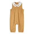 FIRSTS Sepia Dotted Double Gauze Jumpsuit