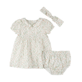 Ensemble robe 3 pièces en popeline FIRSTS Spring Bunnies 