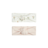 Thumbnail for FIRSTS Tulip and Pink Headbands (Pack of 2)