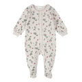FIRSTS Winterberry Holly Print on Beige Thermal Sleeper