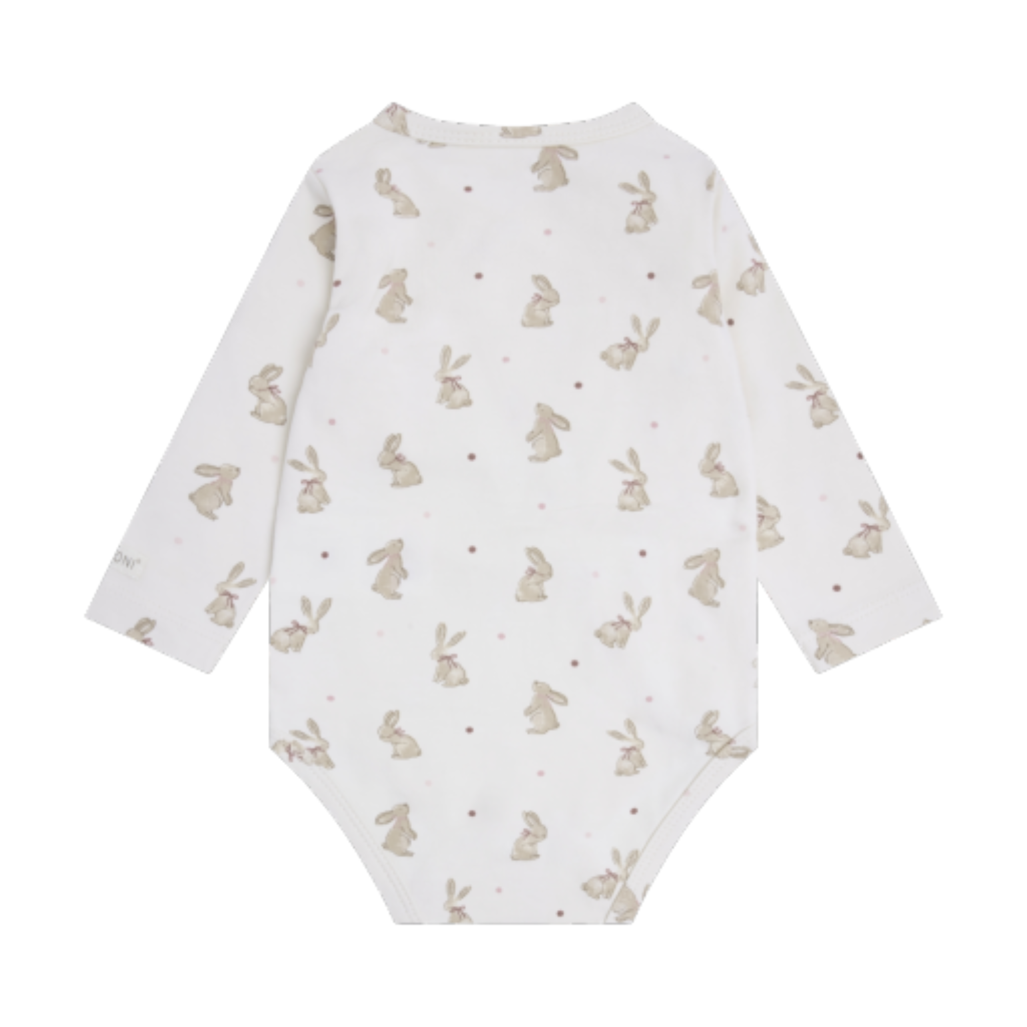 FIXONI Bow Bunny LS Wrap Bodysuit Pale Lilac