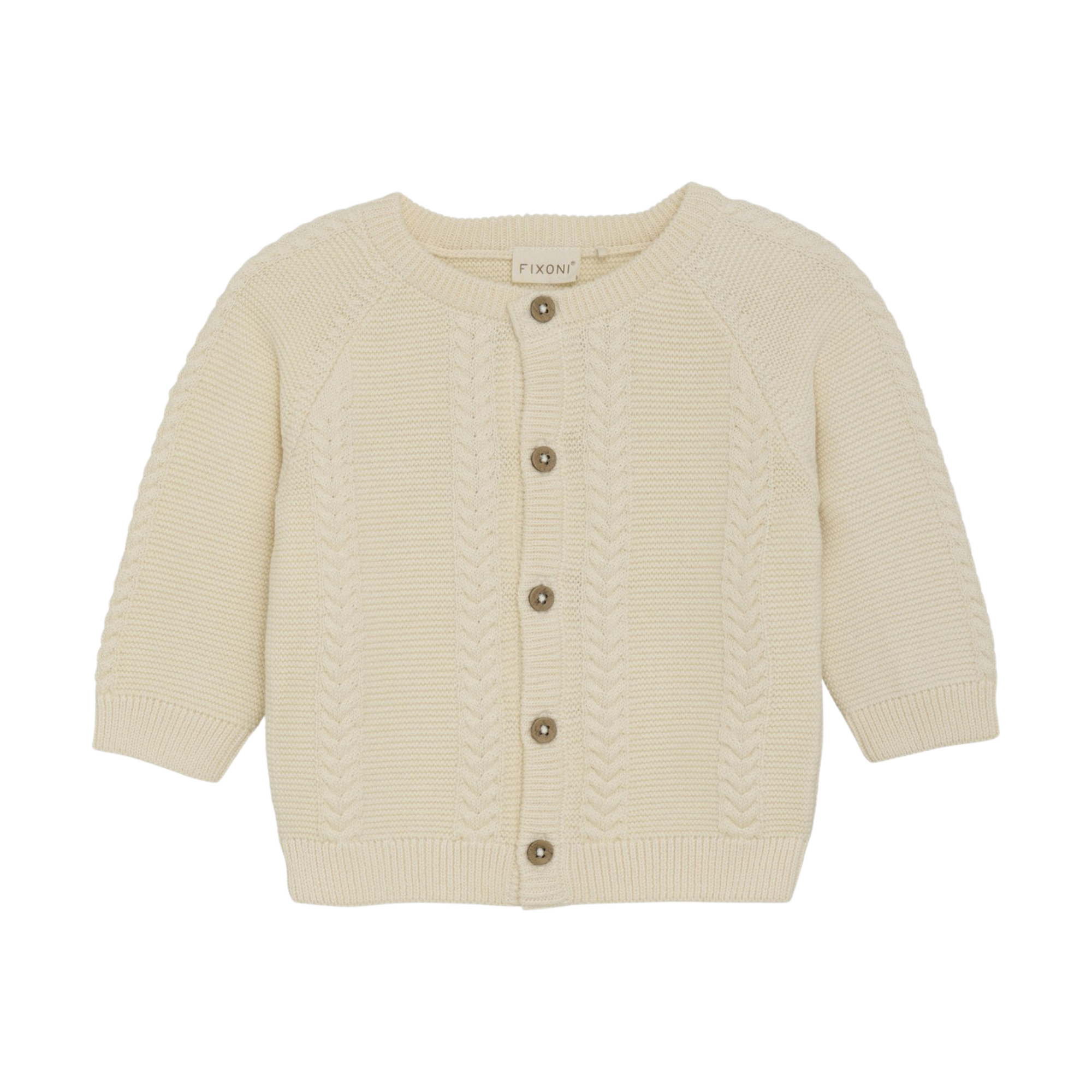 FIXONI Cardigan Knit - Eggnog