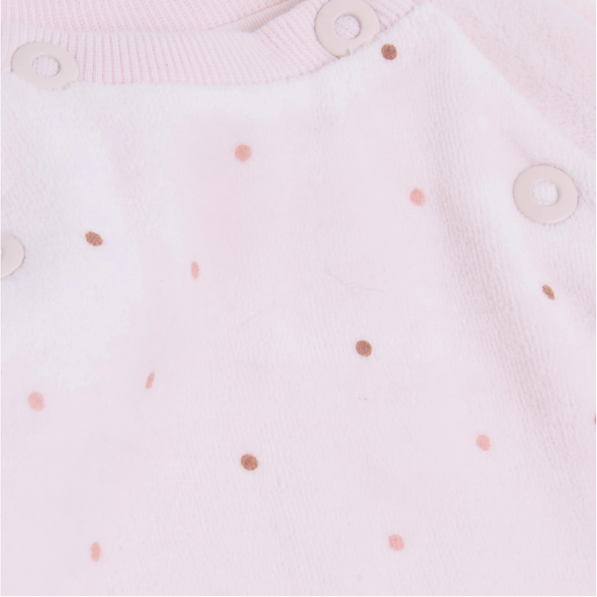 FIXONI Dots LS Romper Velour Pale Lilac