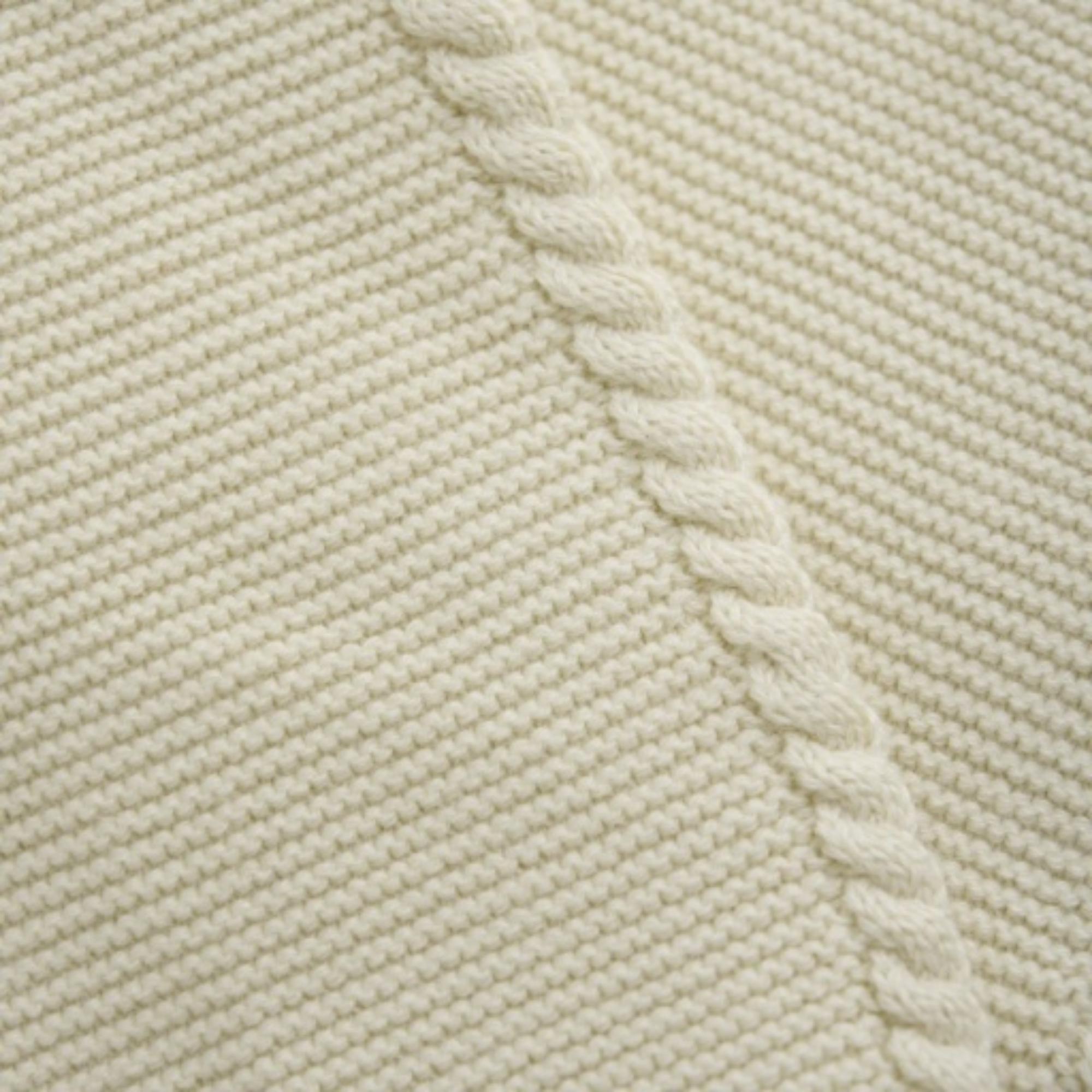 Pantalon en tricot FIXONI - Lait de poule