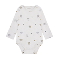 FIXONI Raccoon LS Bodysuit Eggnog