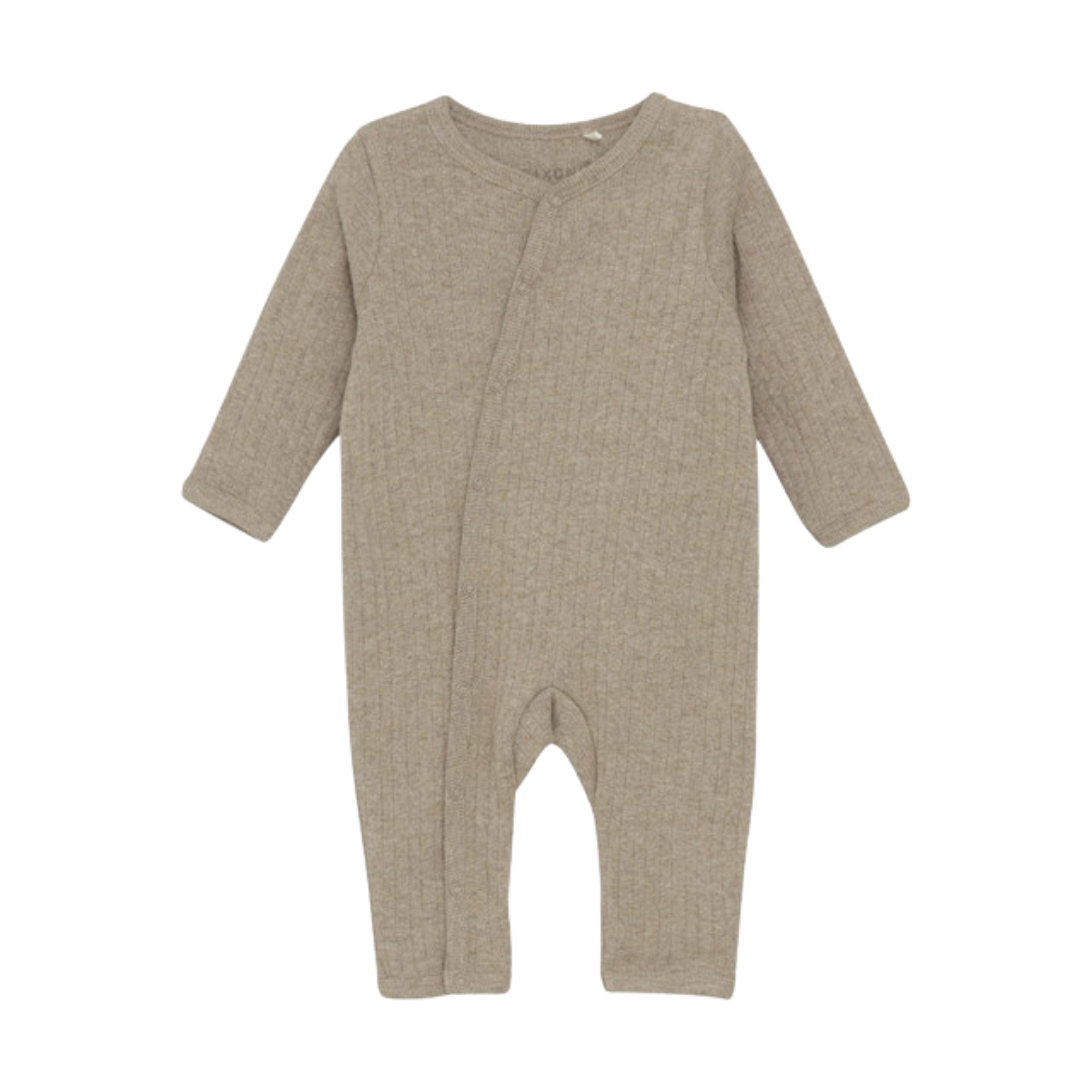FIXONI Romper LS Melange - Mocha Meringue Melange