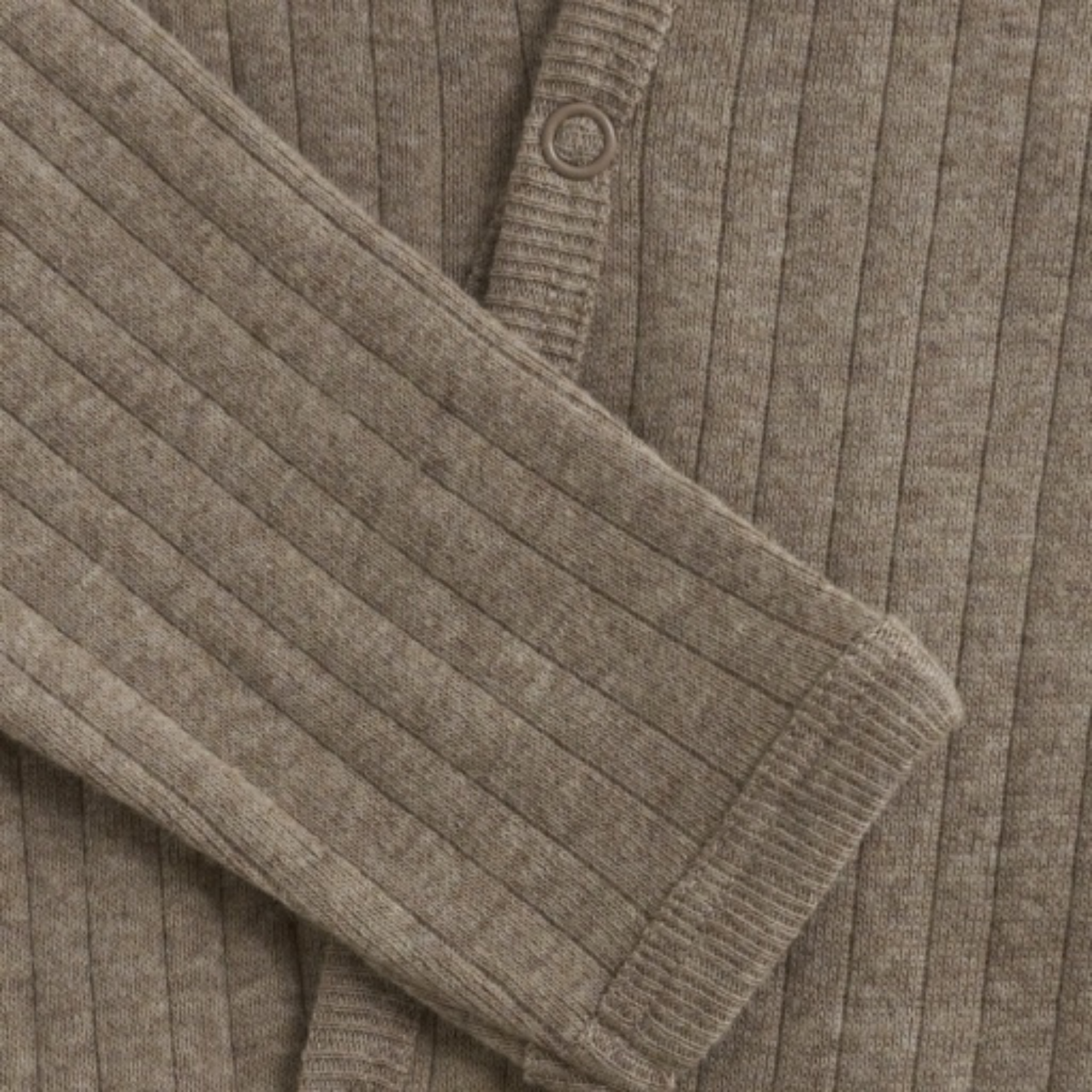 FIXONI Romper LS Melange - Mocha Meringue Melange