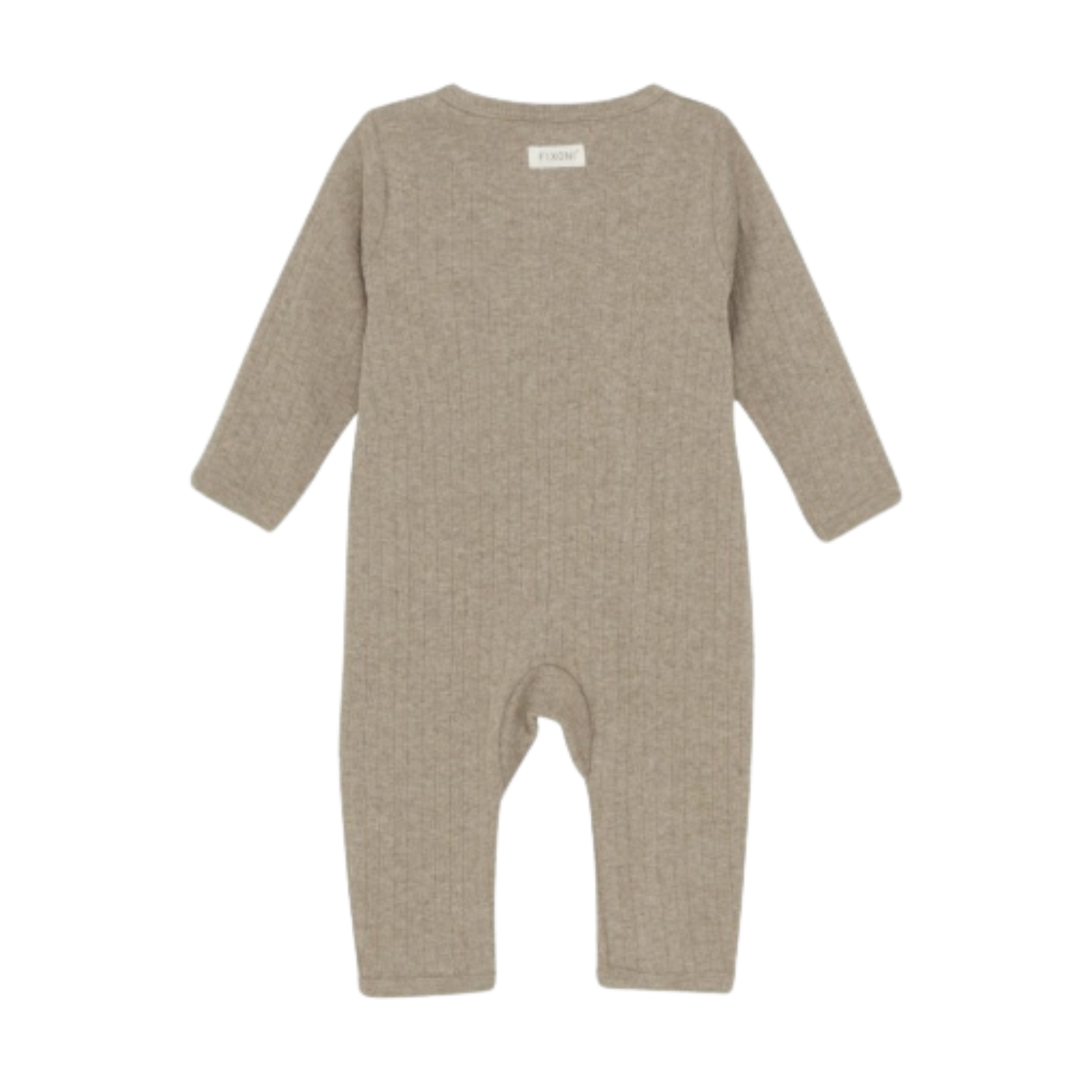 FIXONI Romper LS Melange - Mocha Meringue Melange