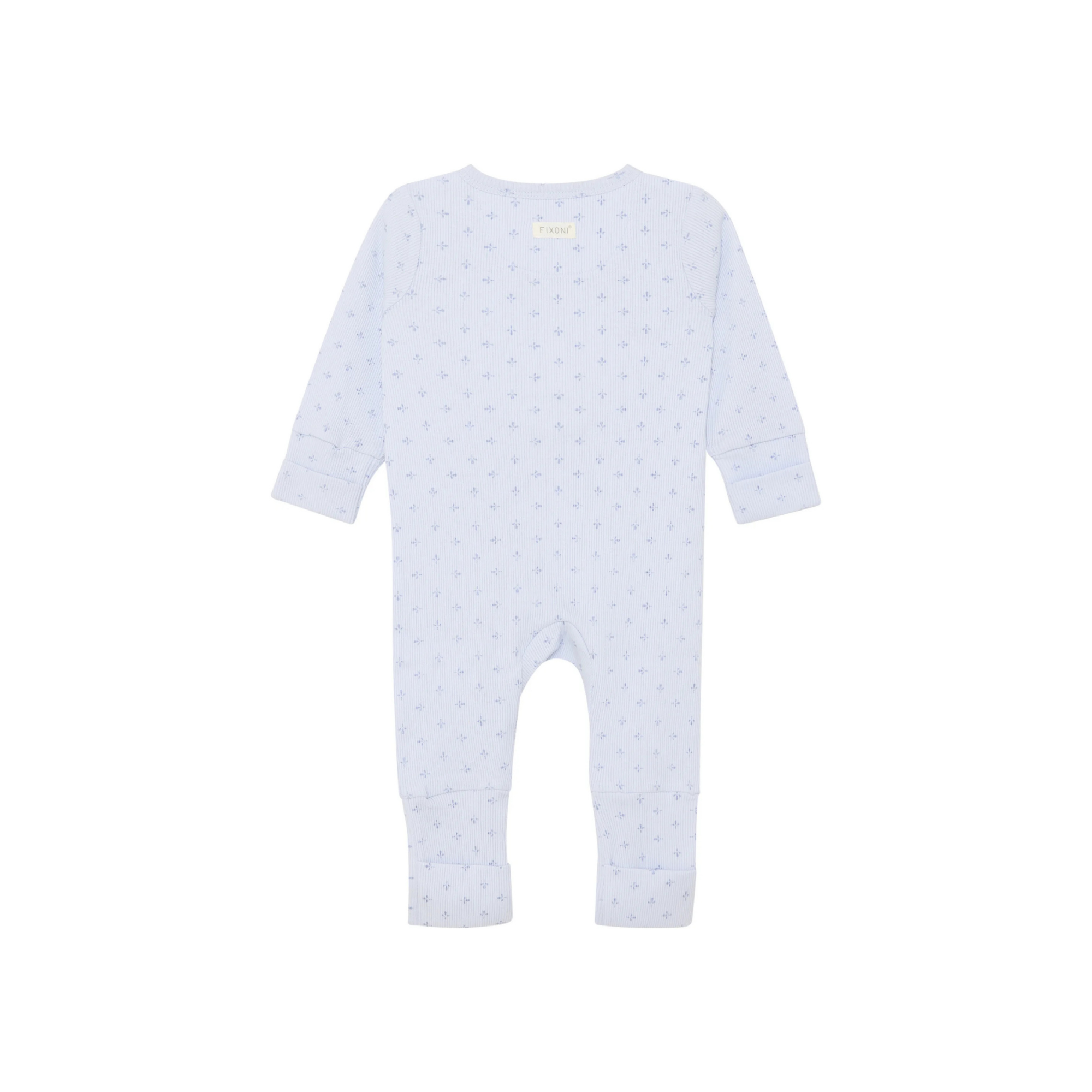 FIXONI Romper LS Rib - Arctic Ice
