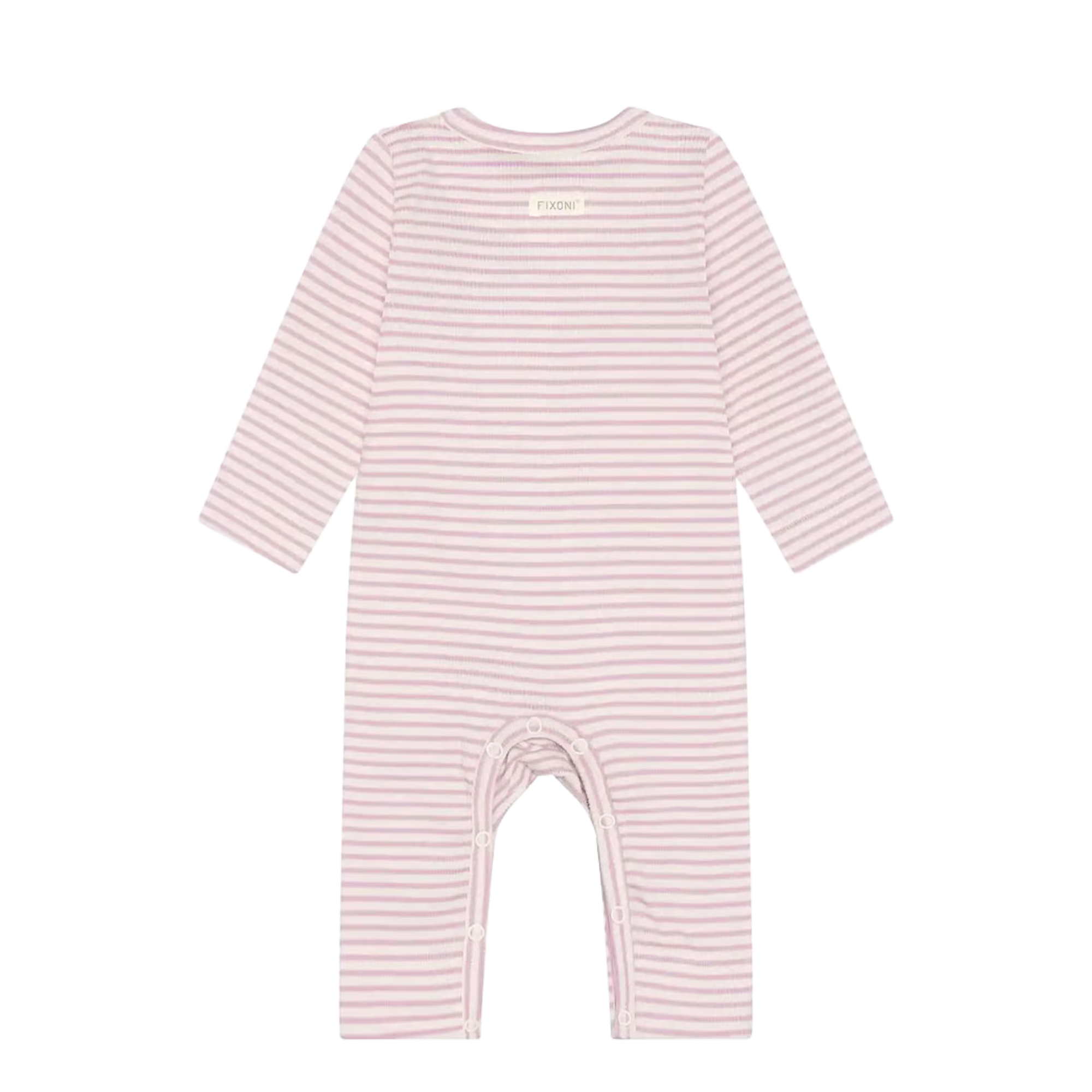 FIXONI Romper LS Rib - Bleached Mauve