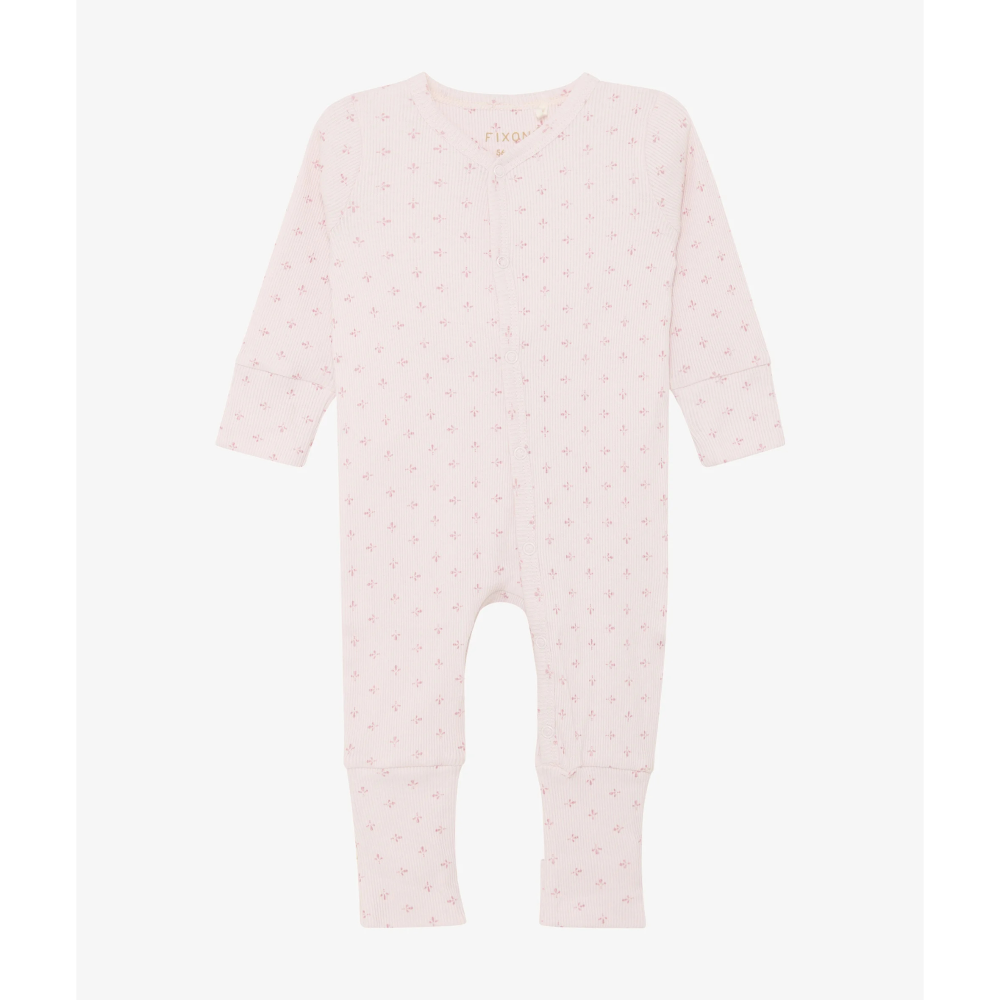 FIXONI Romper LS Rib - Hushed Violet