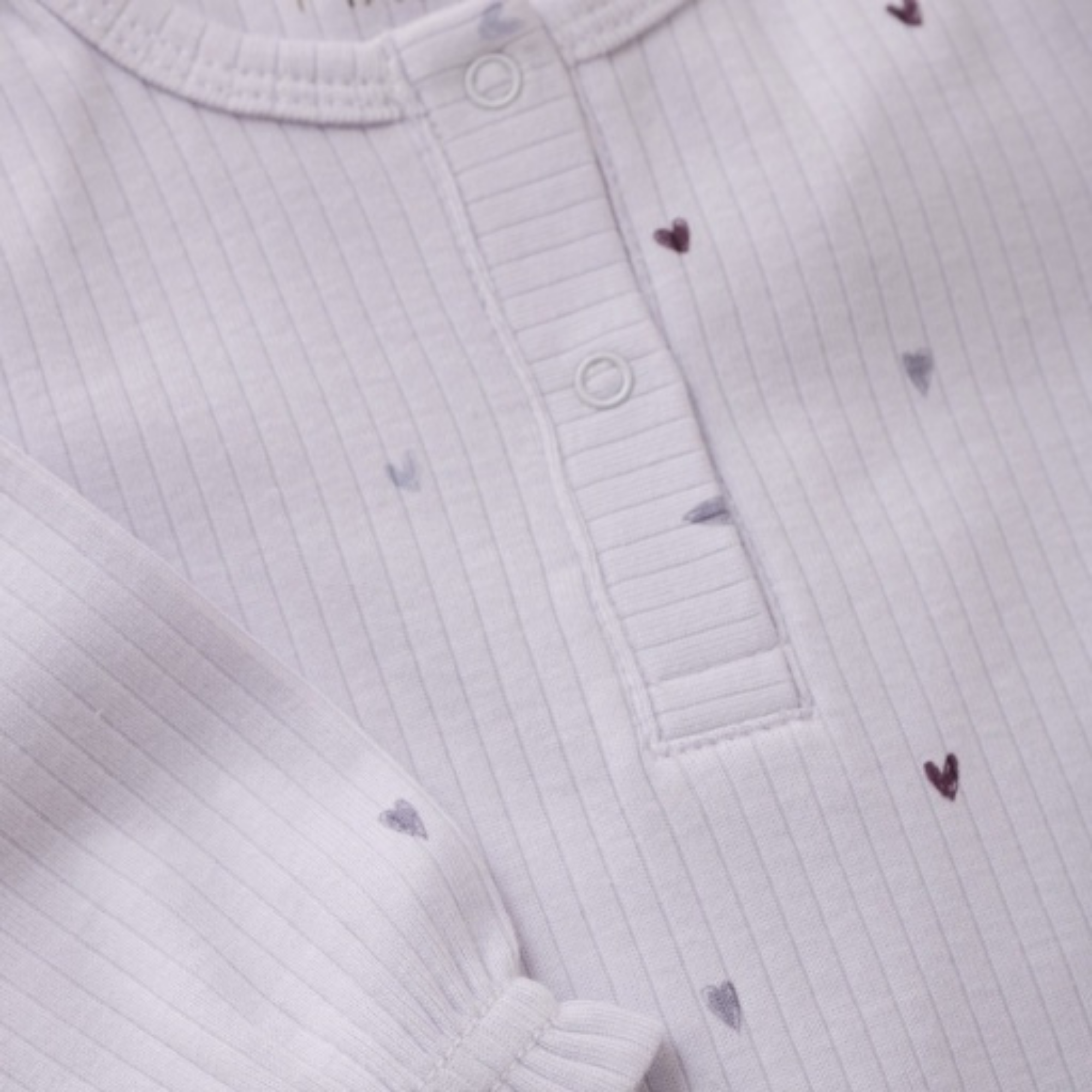 FIXONI Romper LS Rib - Orchid Hush