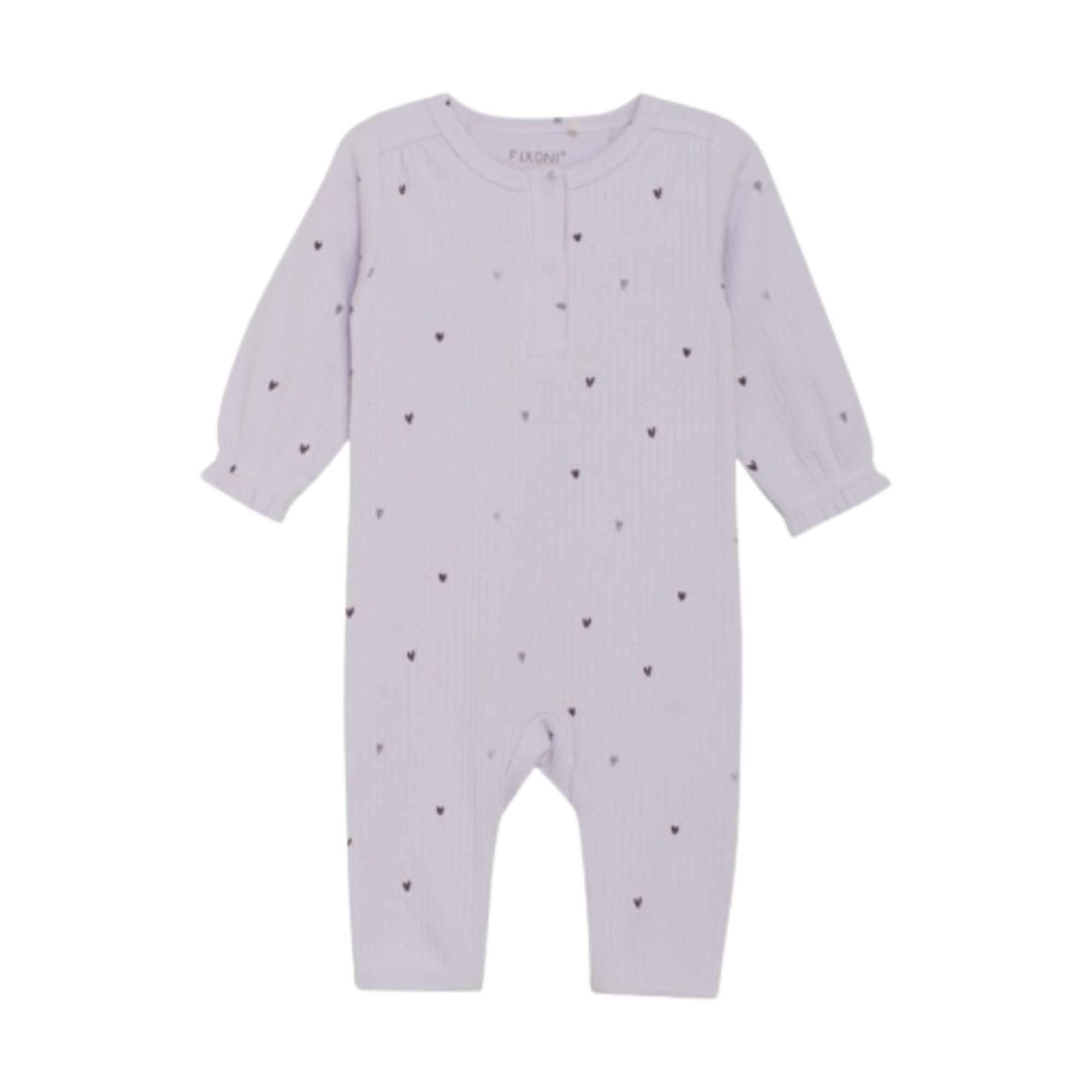FIXONI Romper LS Rib - Orchid Hush