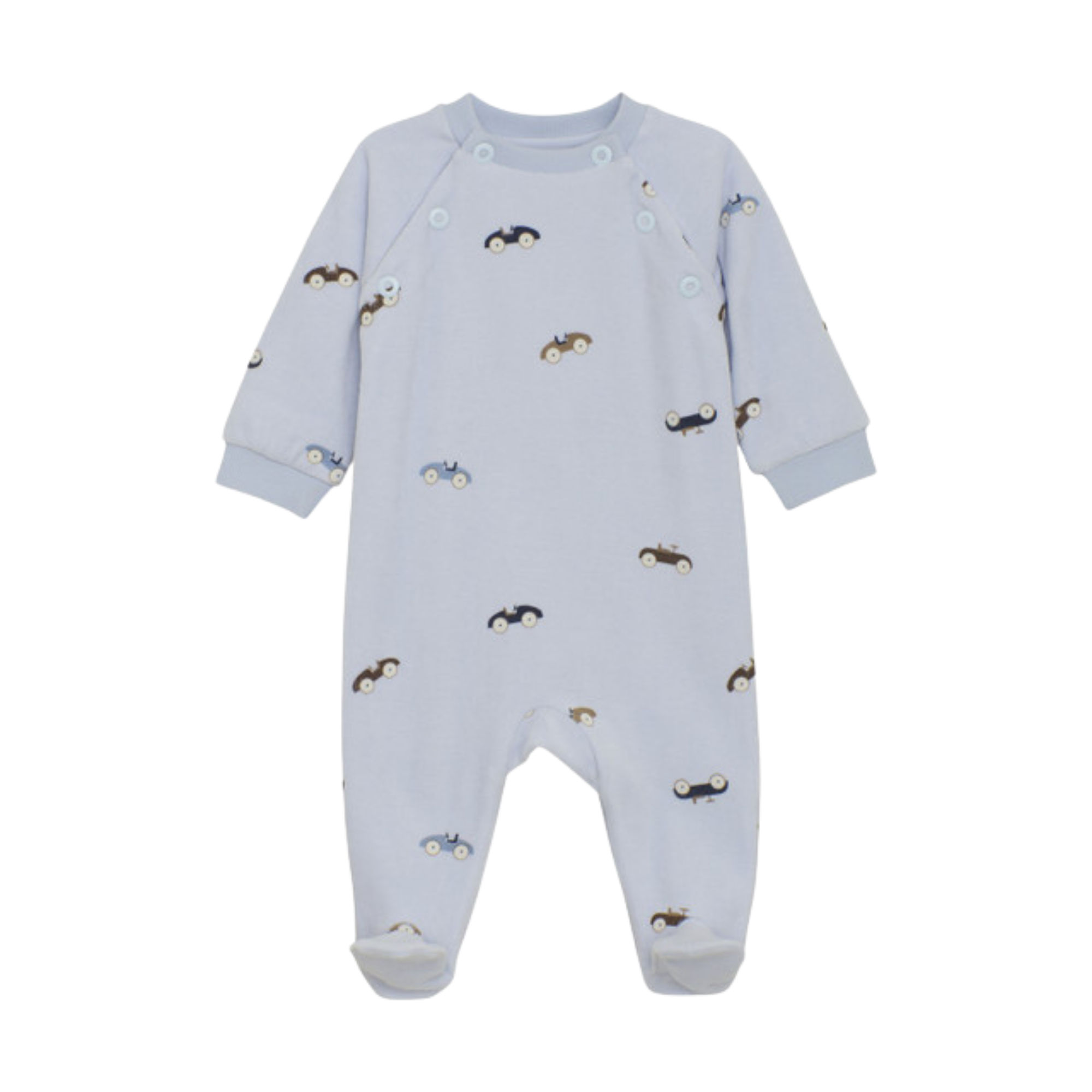 FIXONI Romper LS Velour - Arctic Ice