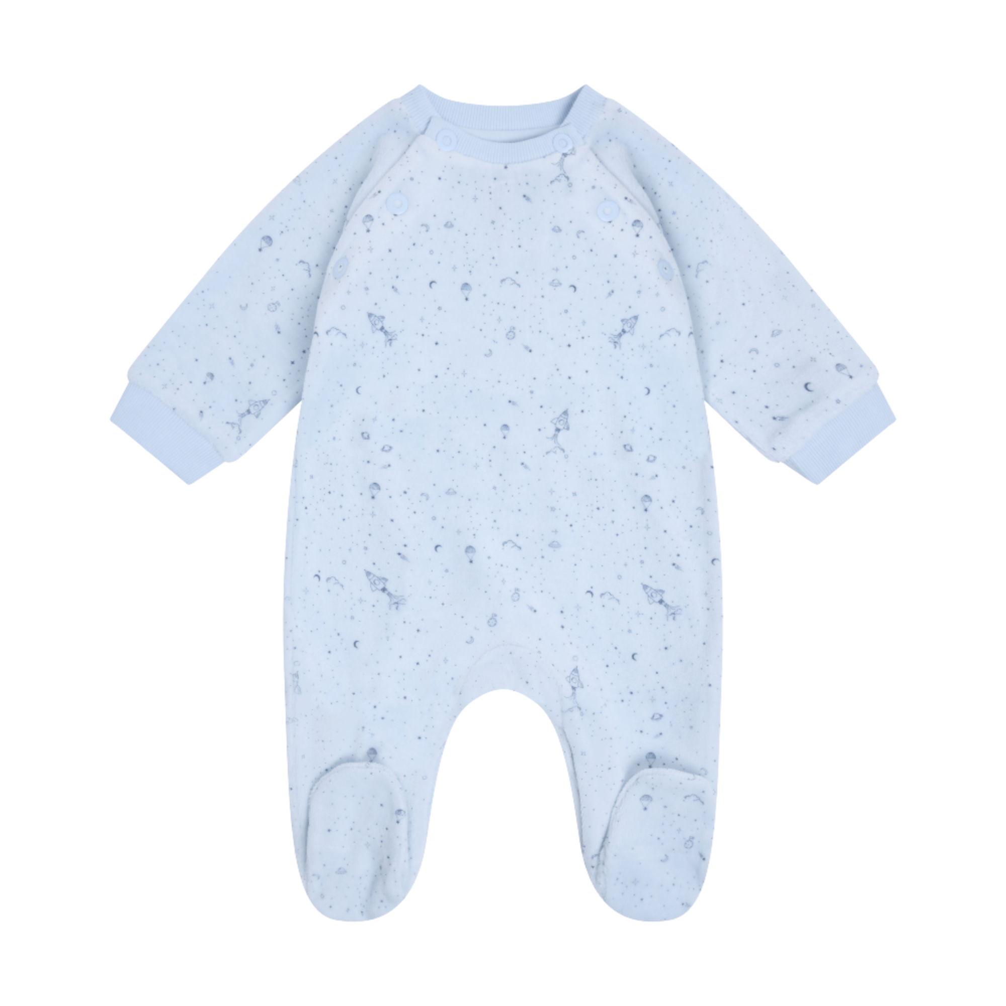 FIXONI Space LS Romper Velour Plein Air