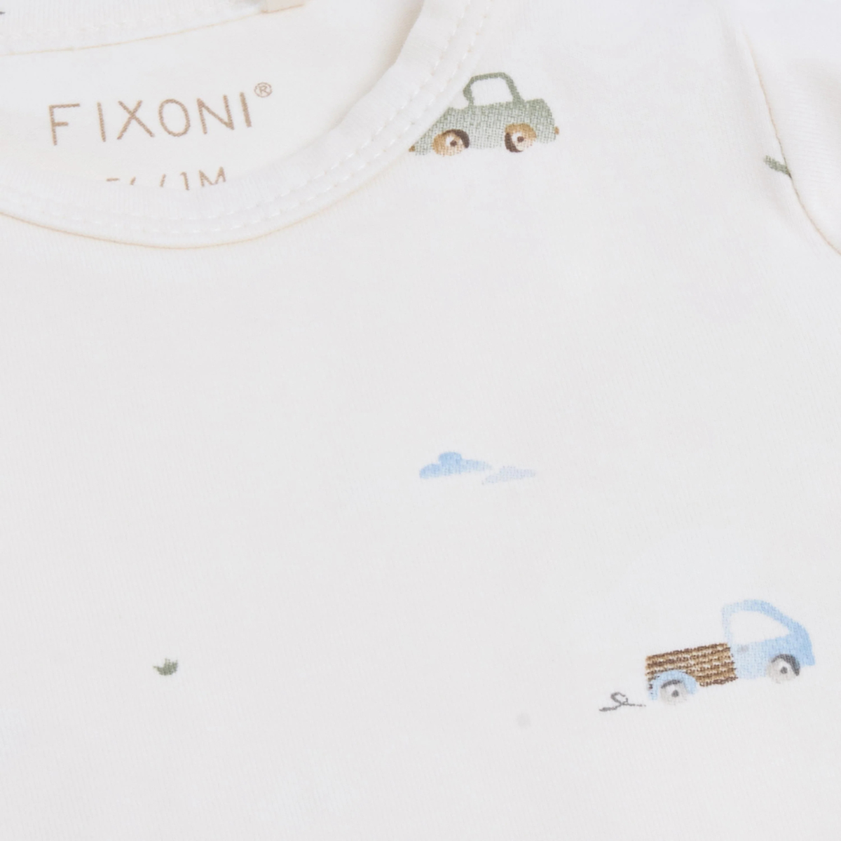 FIXONI Vehicles LS Tshirt Eggnog