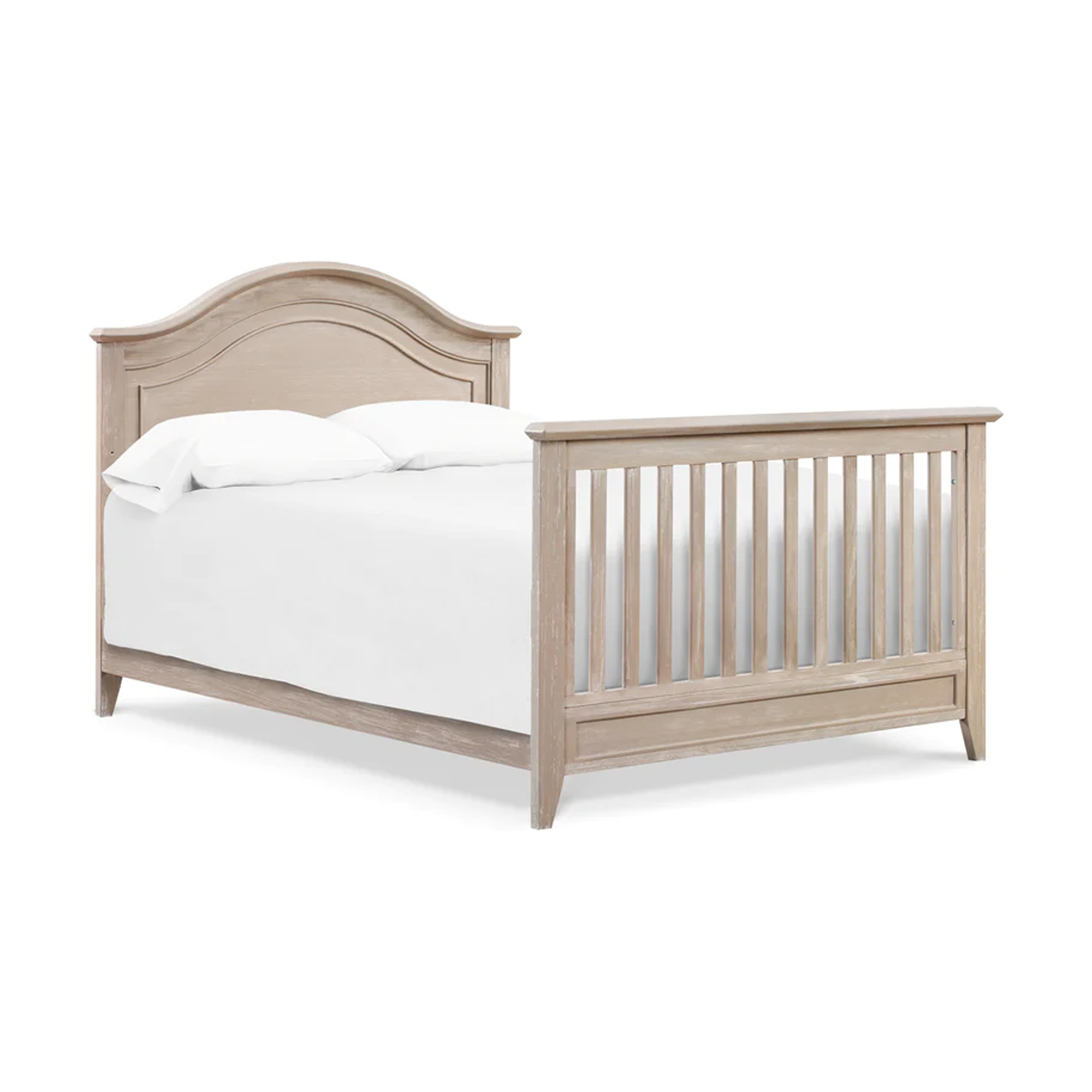 MONOGRAM by namesake Beckett Rustic 4-in-1 Convertible Curve Top Crib - Sandbar
