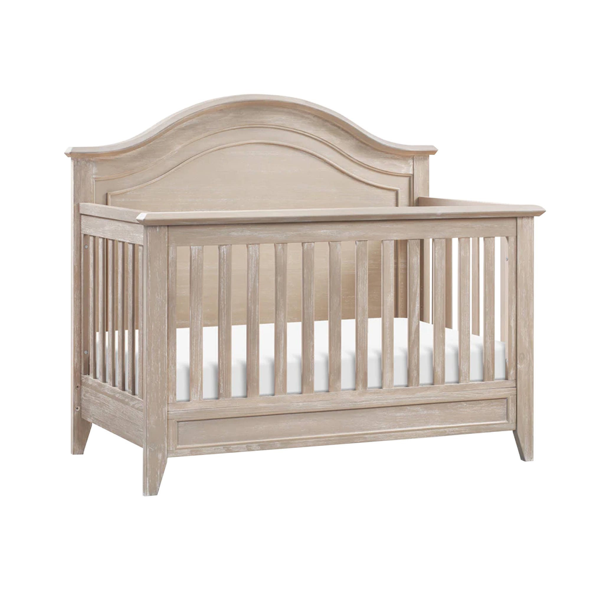 MONOGRAM by namesake Beckett Rustic 4-in-1 Convertible Curve Top Crib - Sandbar