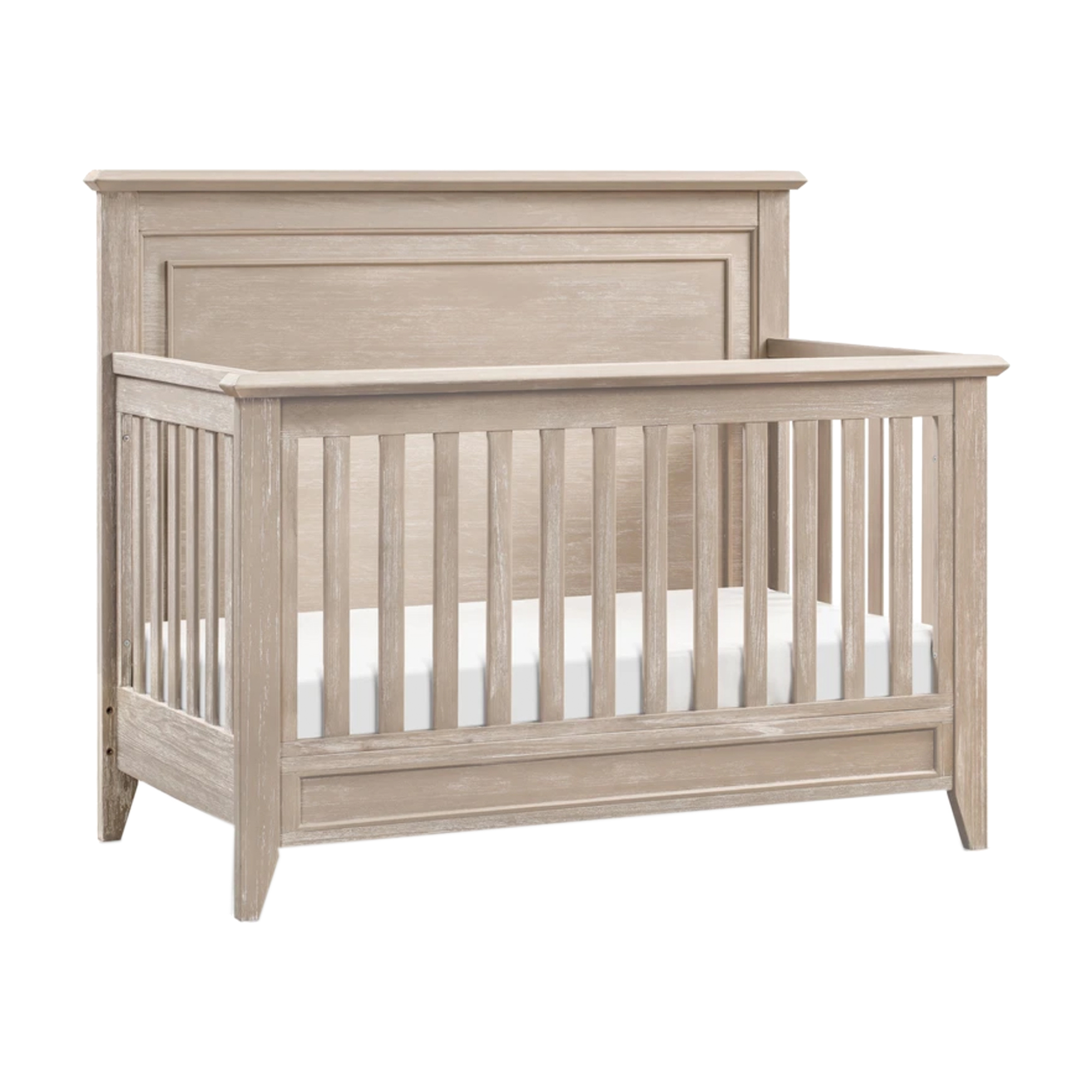 MONOGRAM by namesake Beckett Rustic 4-in-1 Convertible Flat Top Crib - Sandbar