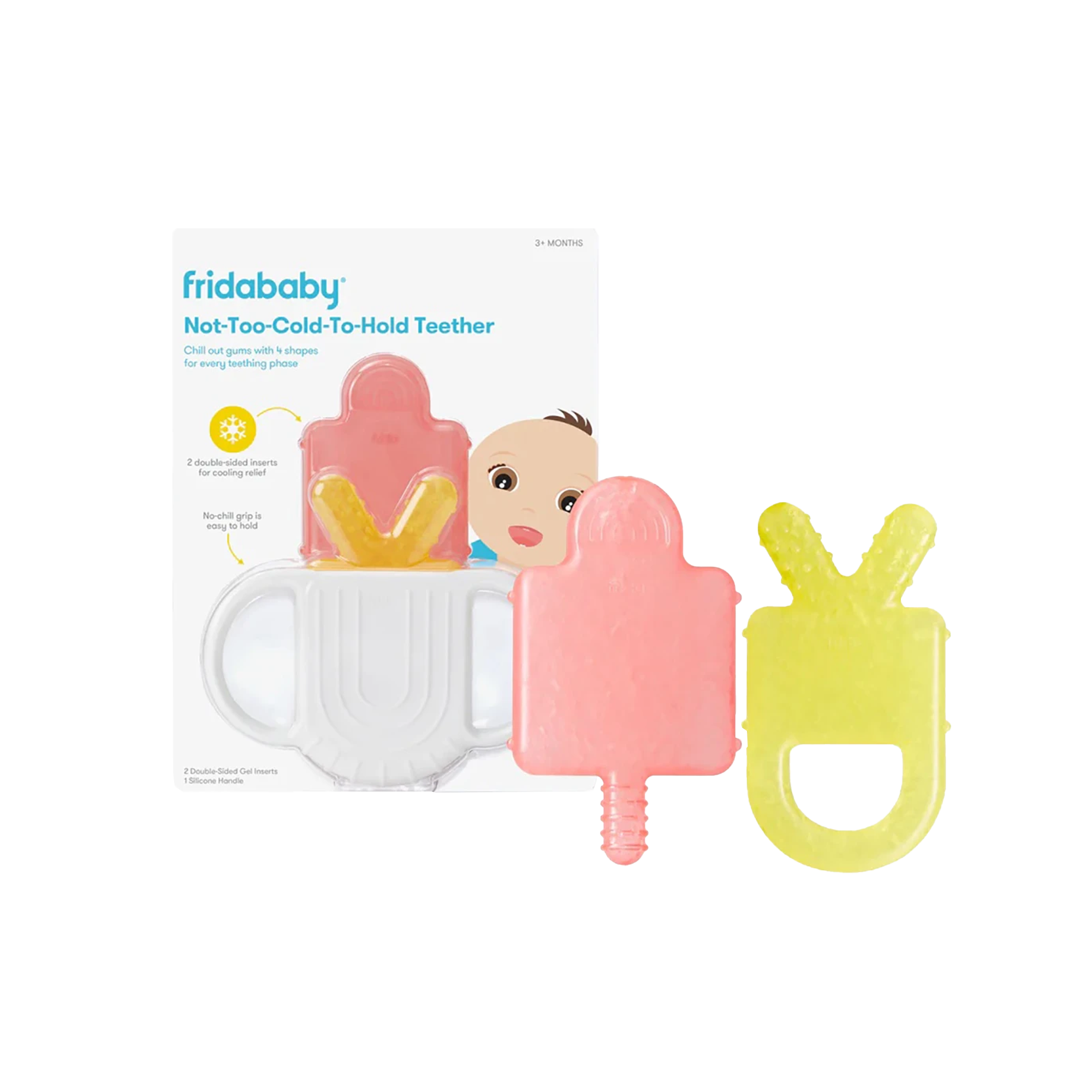 FRIDABABY Not-Too-Cold-to-Hold Teether