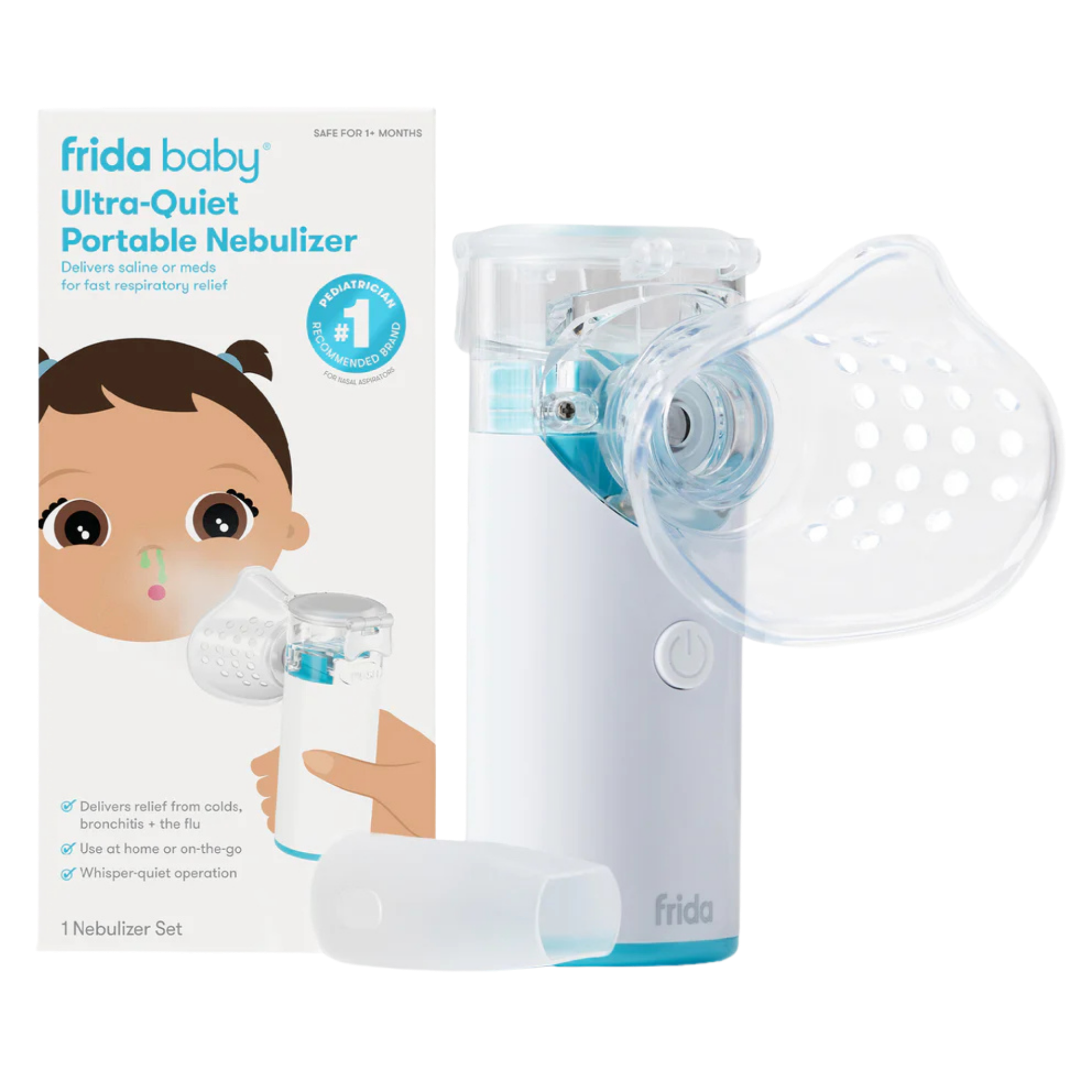 FRIDABABY Ultra-Quiet Portable Nebulizer