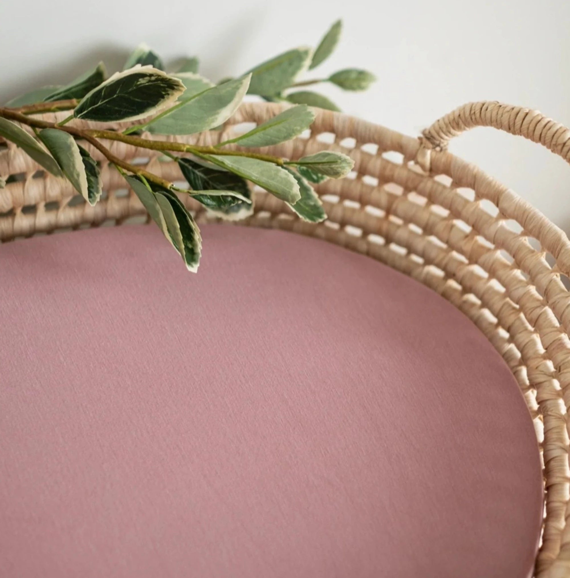 MUST BE BABY Moses Basket Fitted Sheet / Changing Basket Mattress Cover