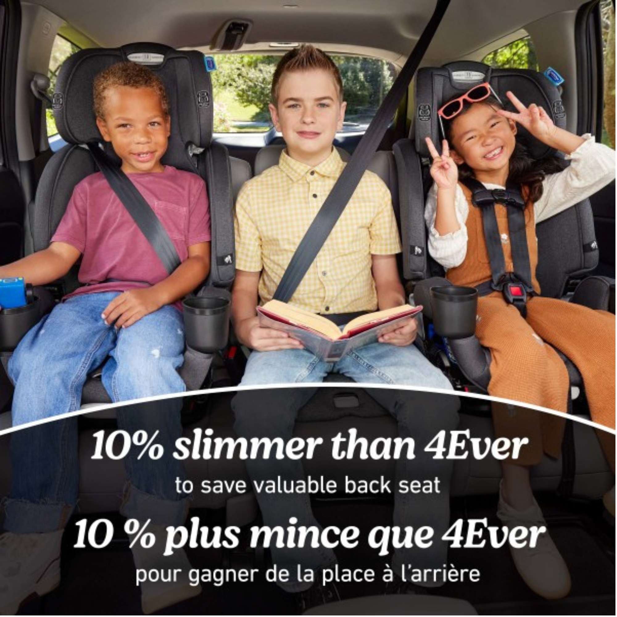 GRACO 4Ever DLX Grad 5-in-1 Slim Car Seat