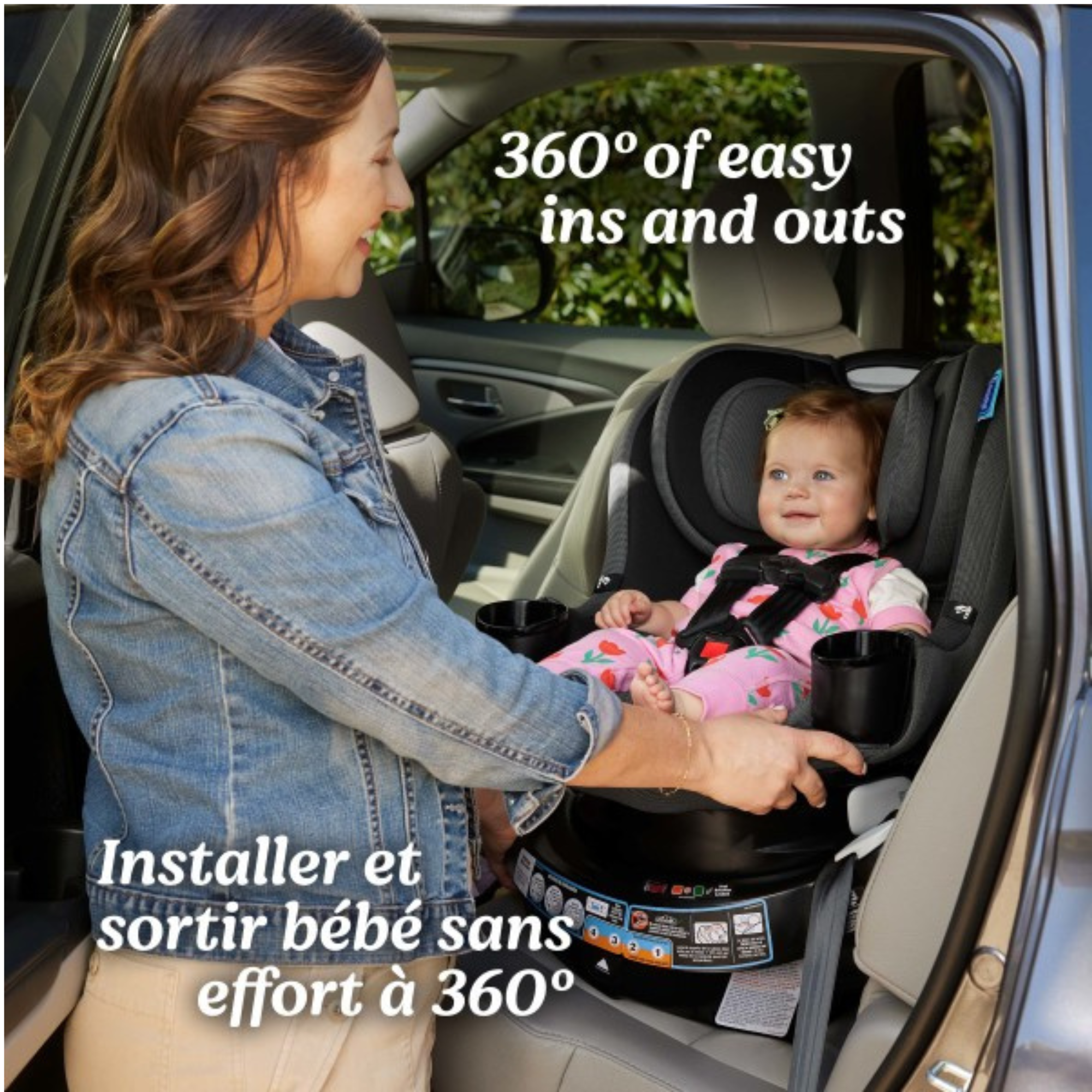 GRACO EasyTurn 360 2-in-1 Convertible Car Seat
