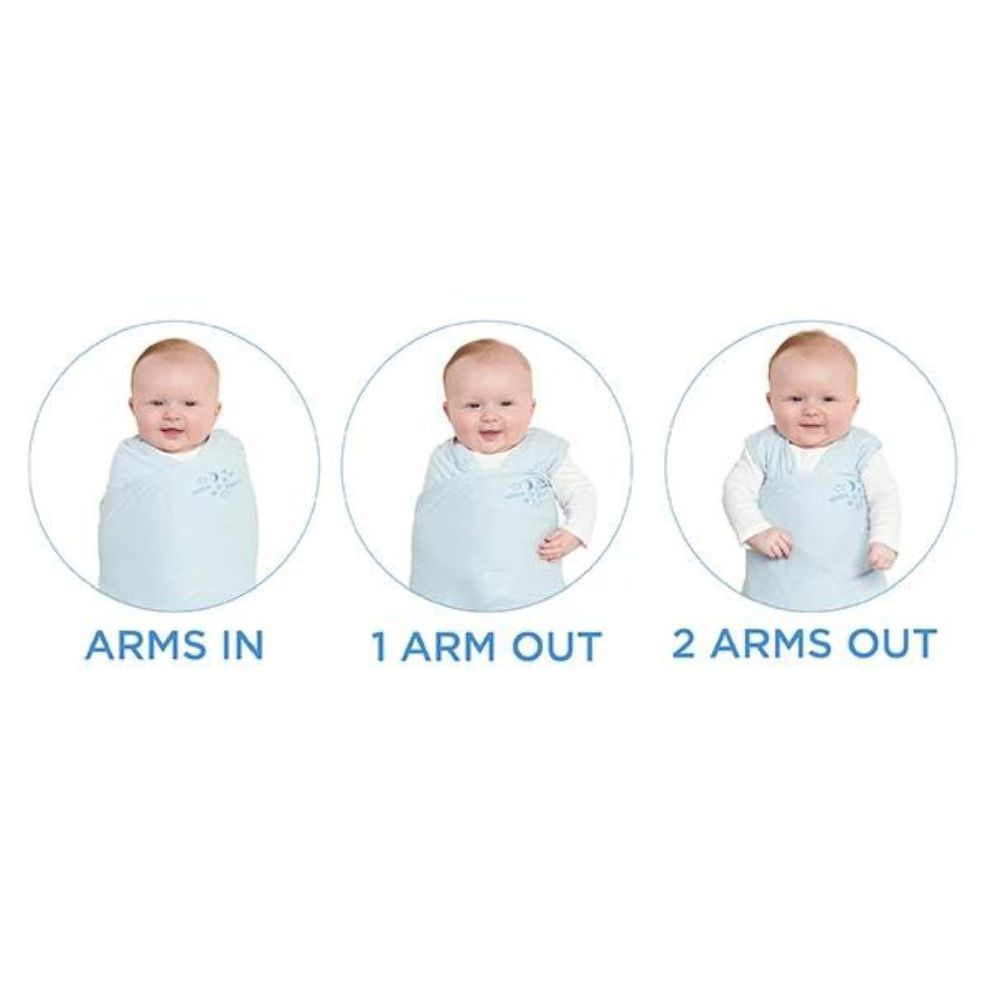 HALO SleepSack Swaddle Cotton 1.5Tog - Ocean