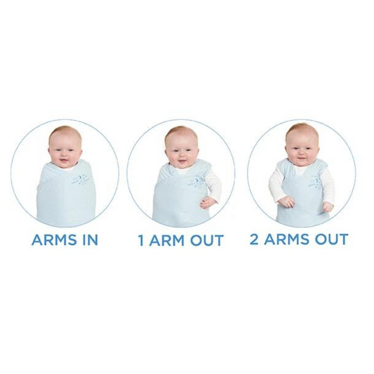 HALO SleepSack Swaddle Cotton 1.5Tog - Ocean