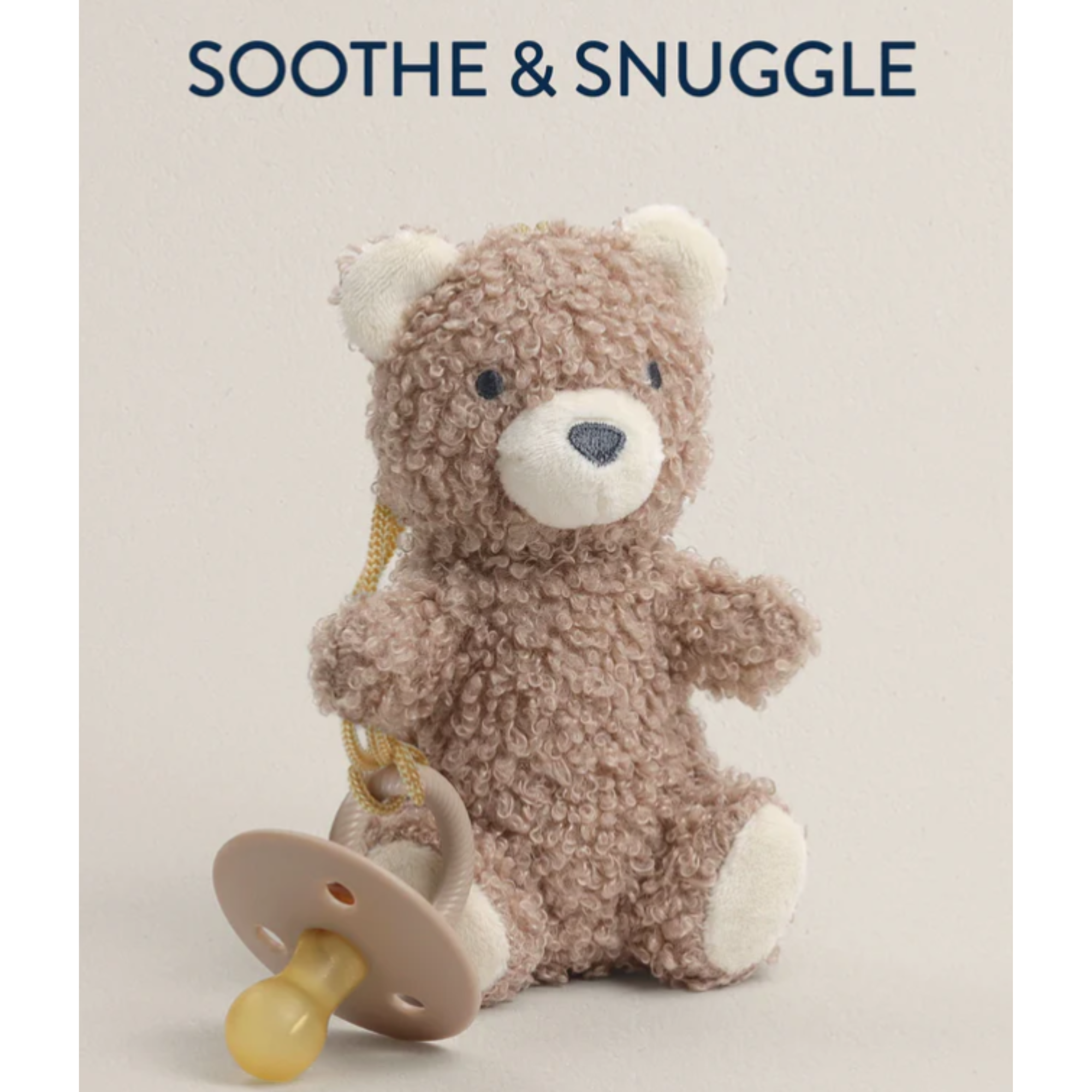 ITZY RITZY Bitzy Pal Natural Rubber Pacifier & Lovey