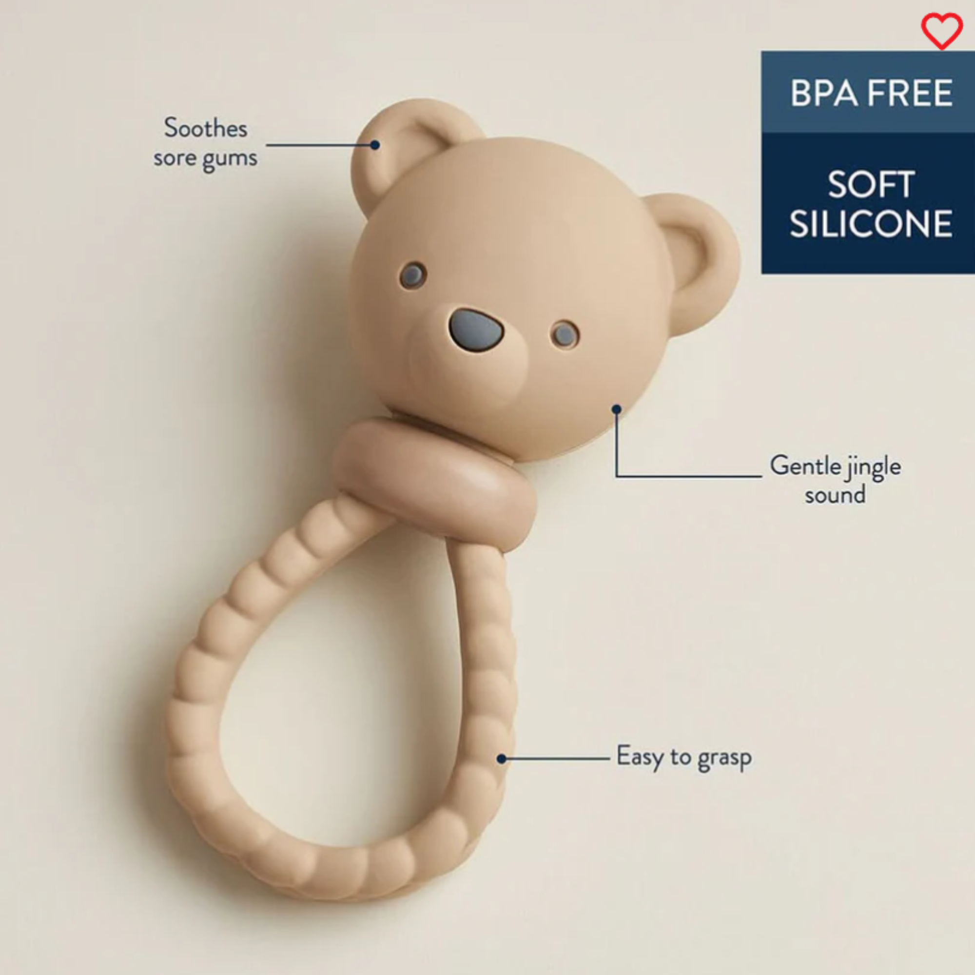 ITZY RITZY Sweetie Rattle