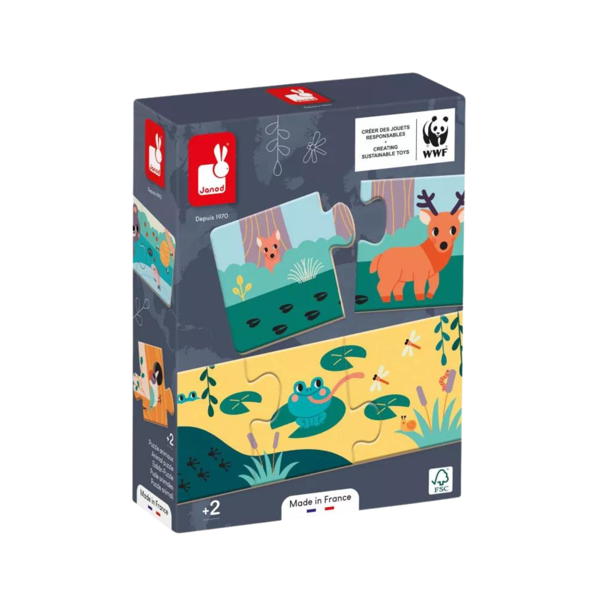 JANOD Animal Footprints Puzzle