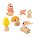 JANOD Birds and Mushrooms Screw Toys
