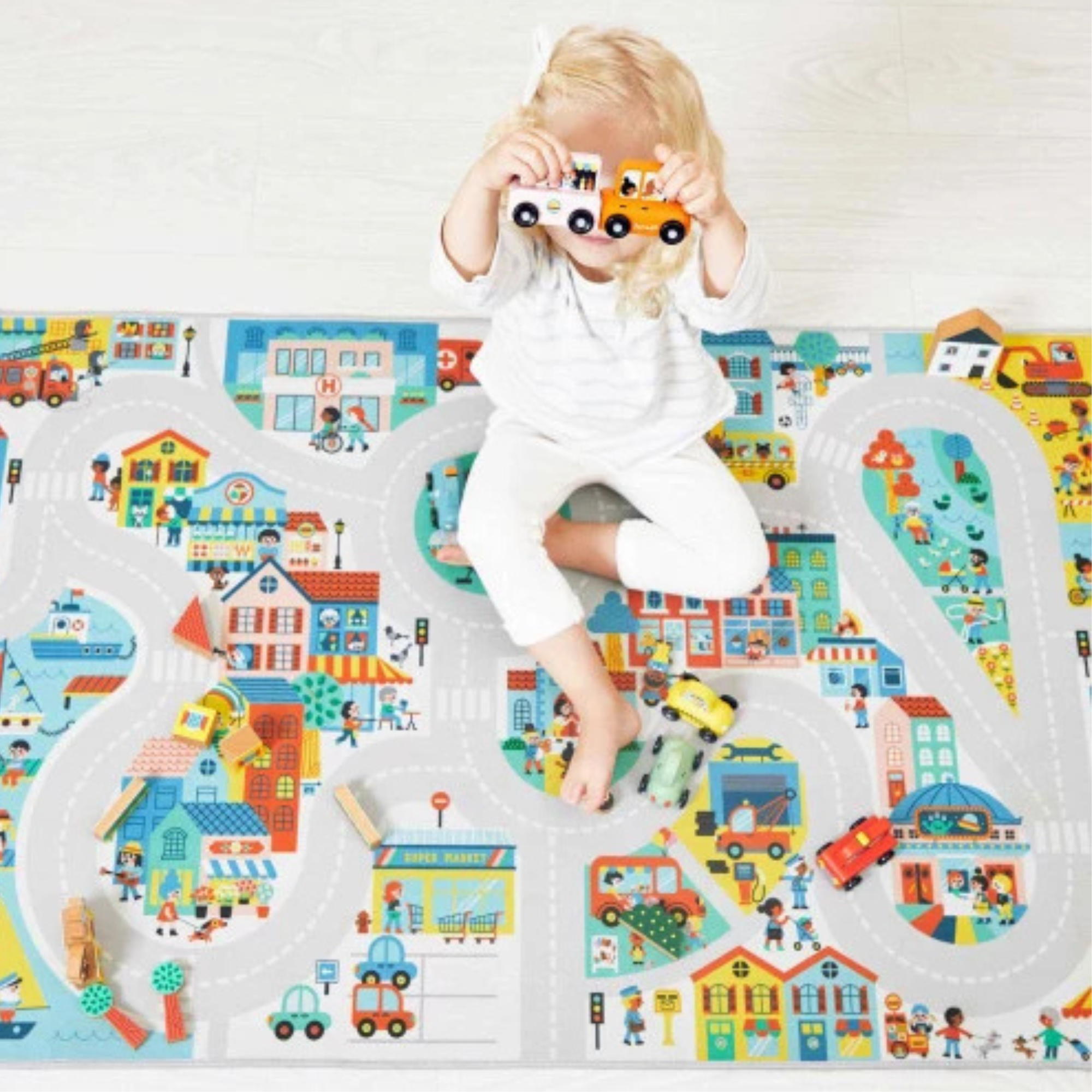 JANOD Cross Roads City Play Mat