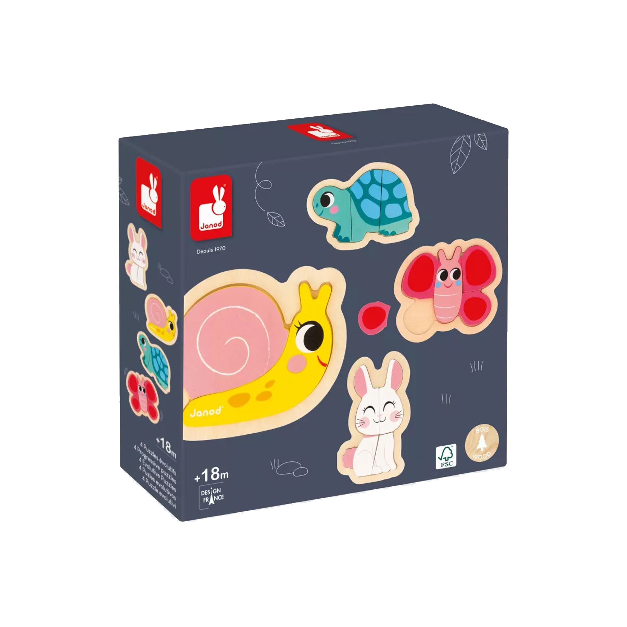 JANOD Garden 4 Progressive Puzzles