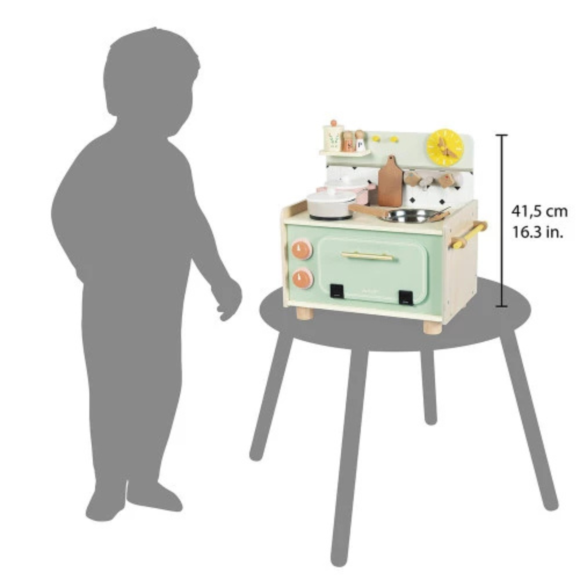 JANOD Shiny Grandma Small Wooden Kitchen
