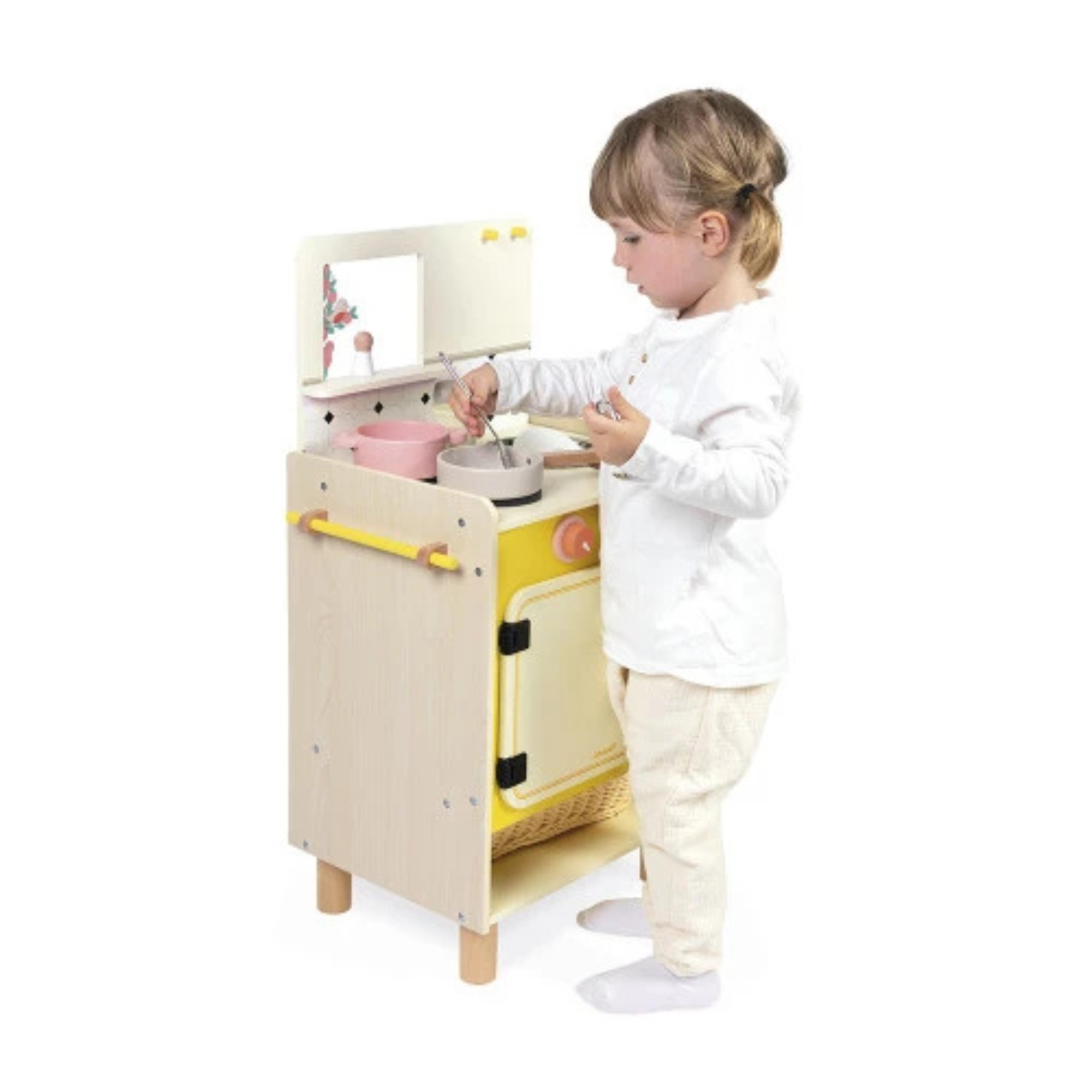 JANOD Shiny Grandma Wooden Kitchen