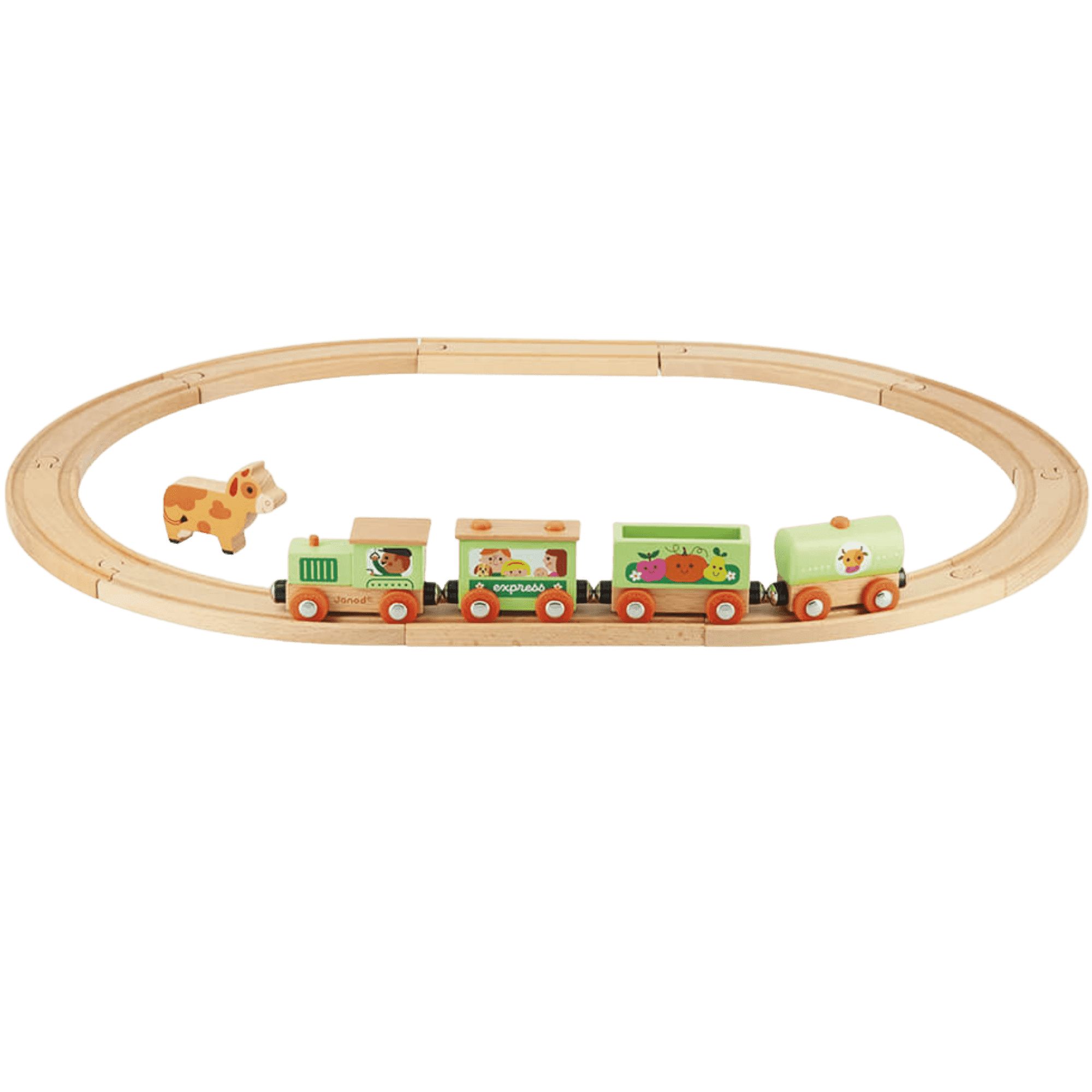 JANOD Story Farm Train With Tracks