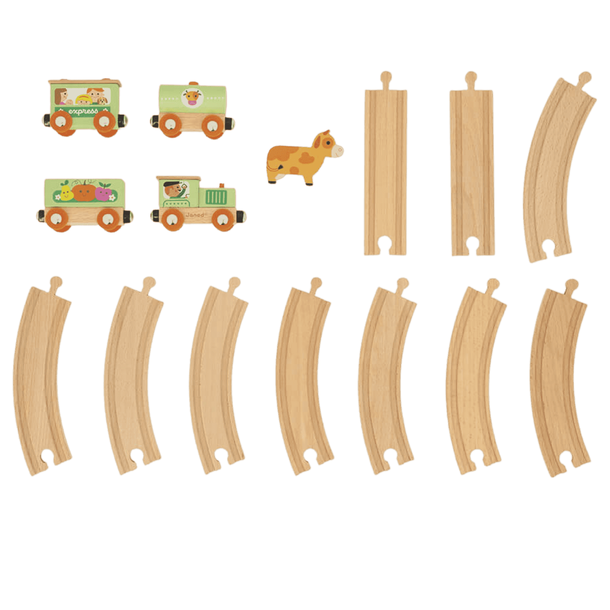 JANOD Story Farm Train With Tracks