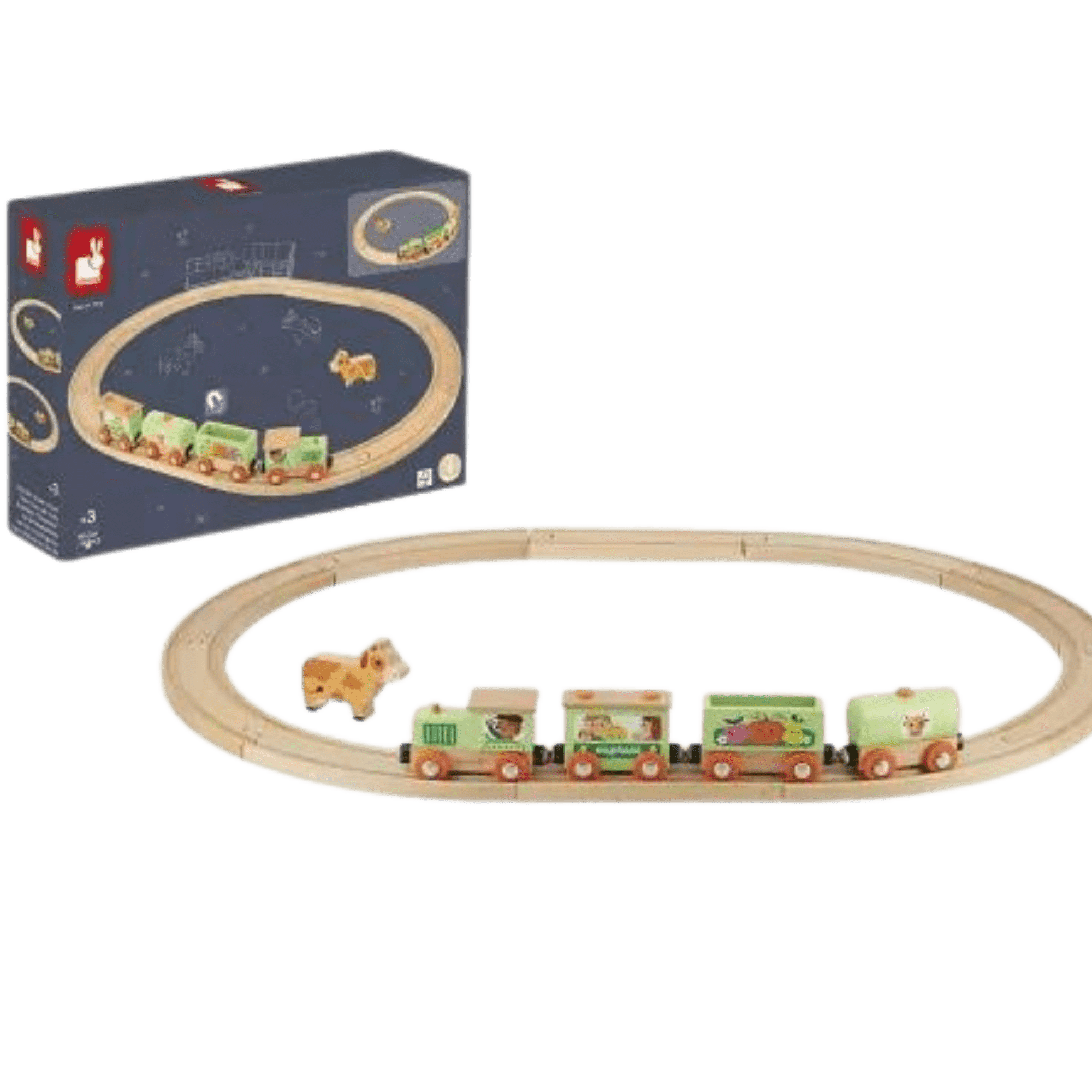 JANOD Story Farm Train With Tracks