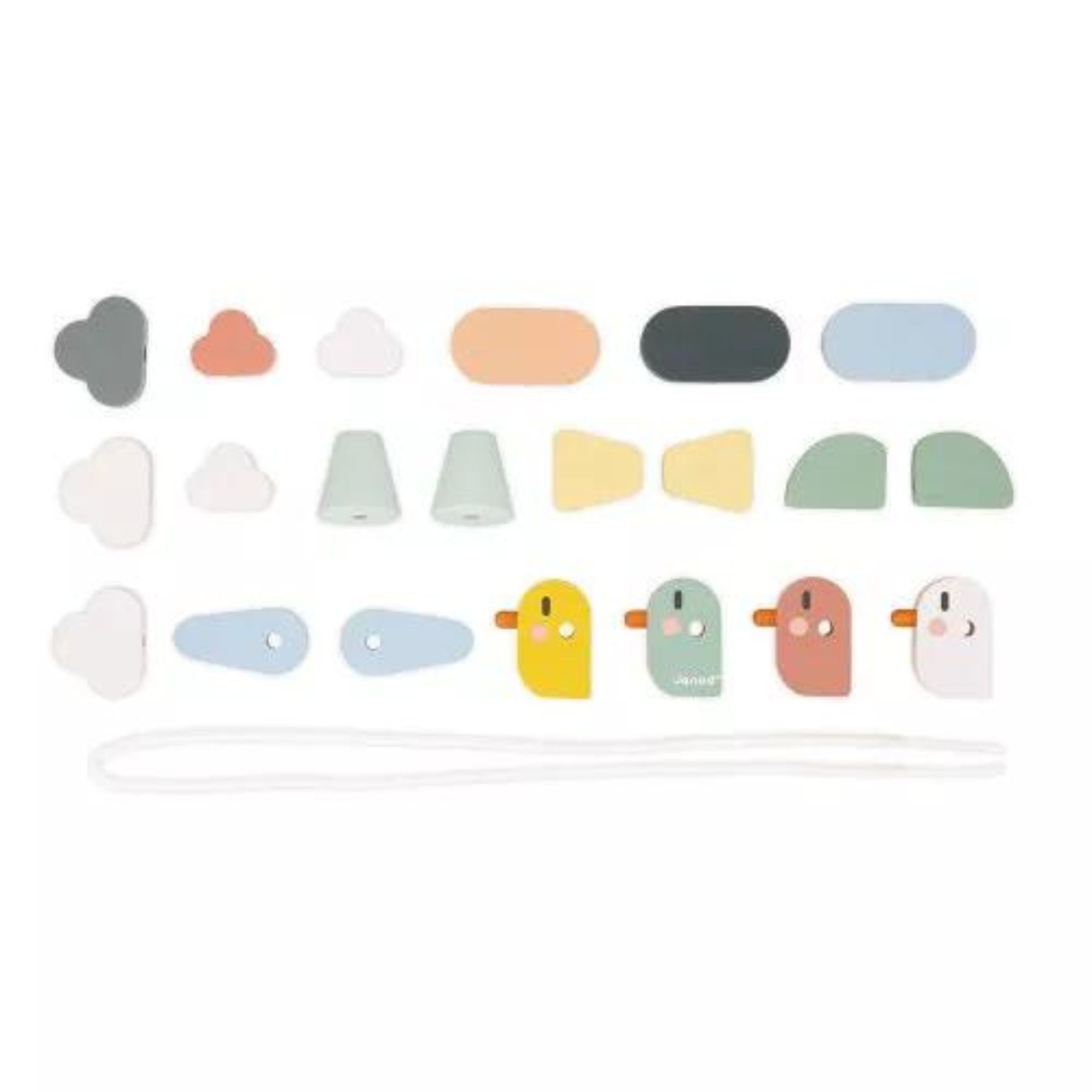 JANOD Sweet Cocoon Birds Threading Beads