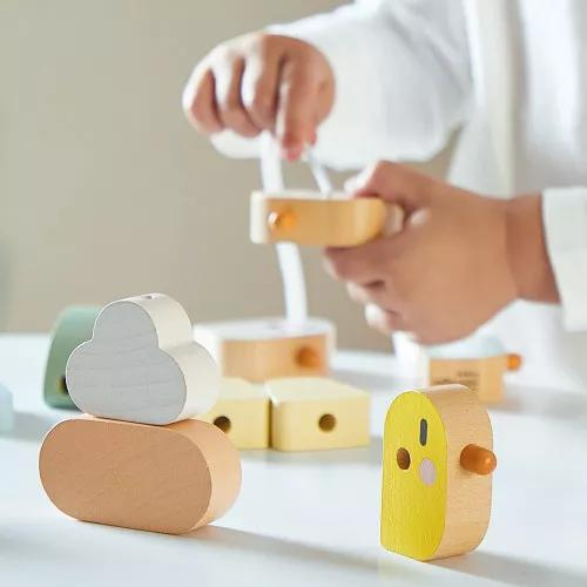 JANOD Sweet Cocoon Birds Threading Beads