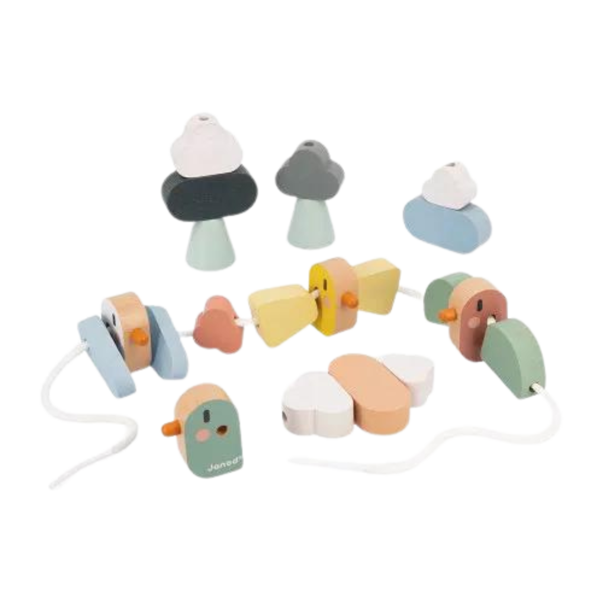 JANOD Sweet Cocoon Birds Threading Beads