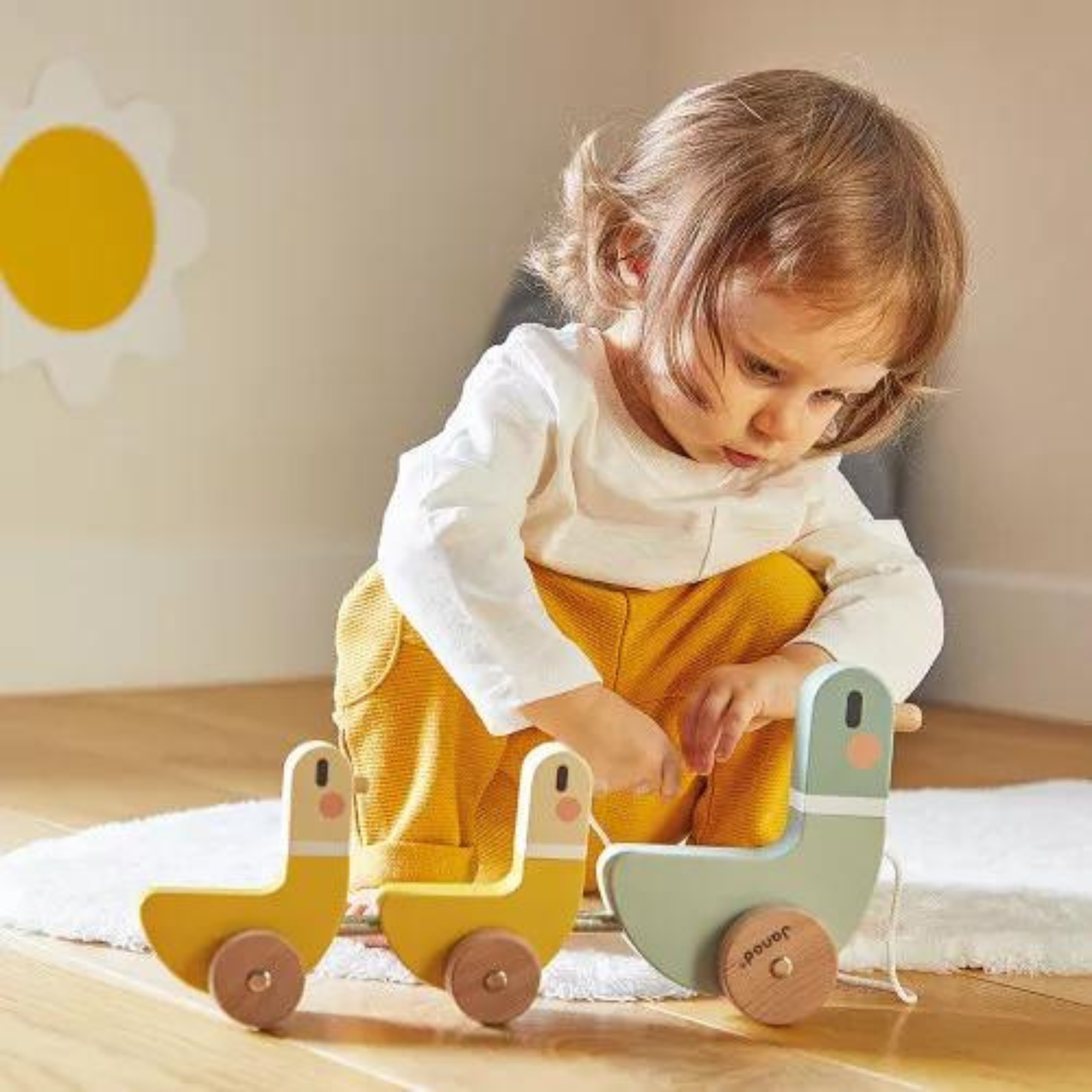 JANOD Sweet Cocoon Ducks to Pull